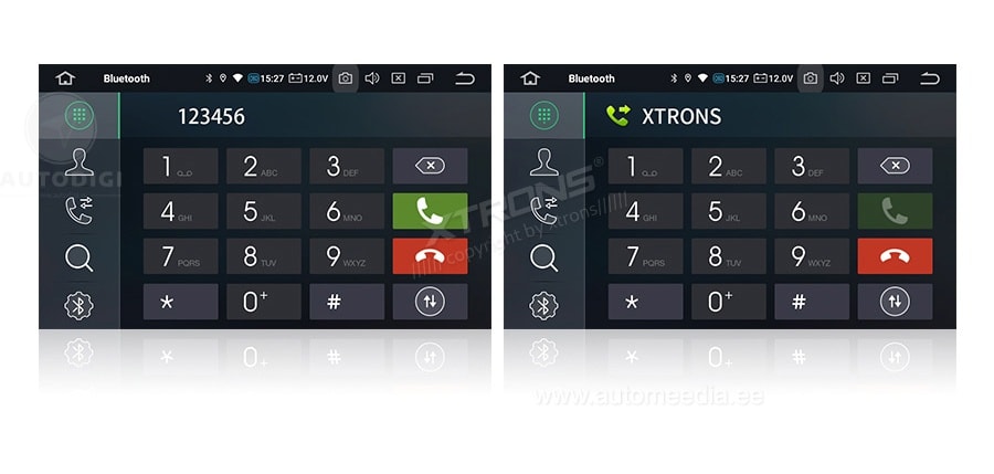 XTRONS QTB10FVNB XTRONS QTB10FVNB bluetooth handsfree käed vabad kõned