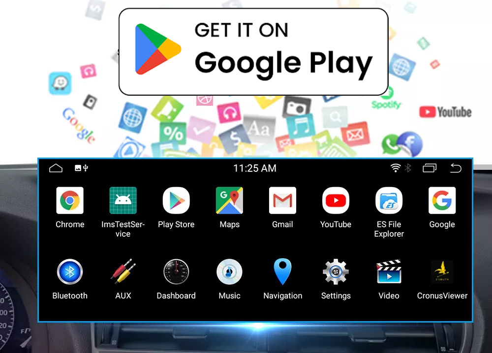 XTRONS QTB10FVNB XTRONS QTB10FVNB autonavi kõigi google play android äppide tugi