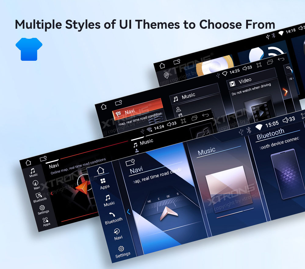 XTRONS QDB8060CI XTRONS QDB8060CI Xtronsi unikaaldisainiga kasutajaliides