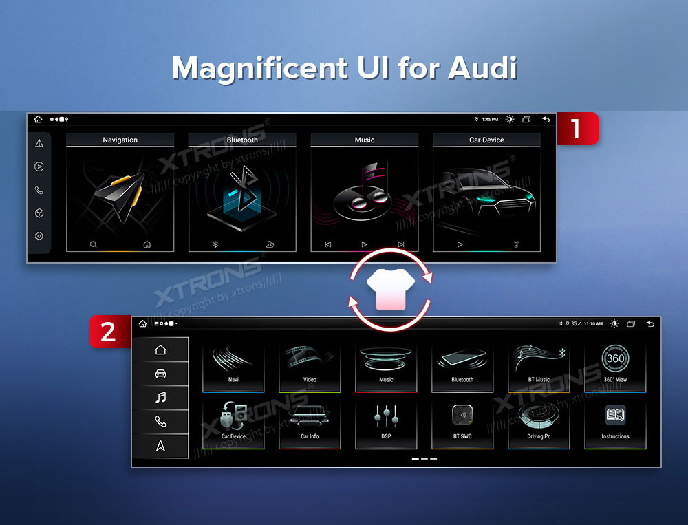 XTRONS QLA42Q5NL XTRONS QLA42Q5NL Xtronsi unikaaldisainiga kasutajaliides
