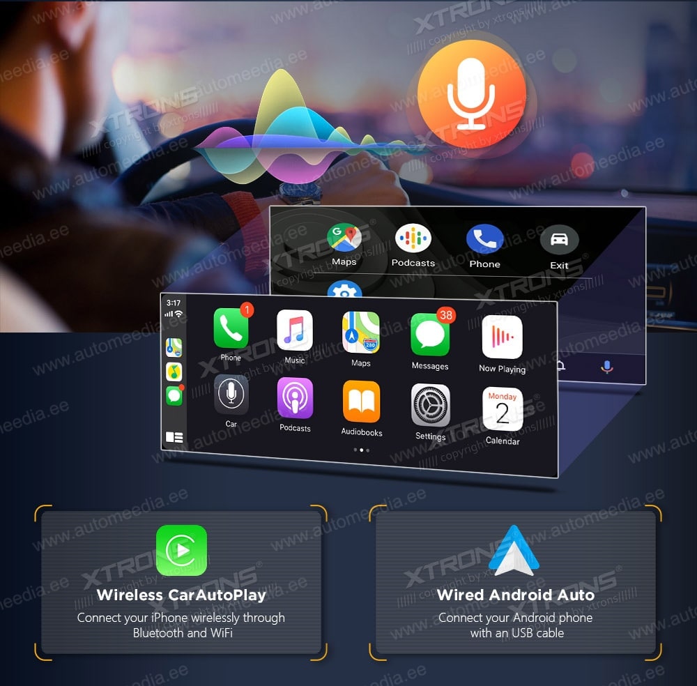 XTRONS QTB10FVNB XTRONS QTB10FVNBAudi A4 | B5 (2002-2008)  XTRONS PME70AA4L XTRONS PME70AA4L