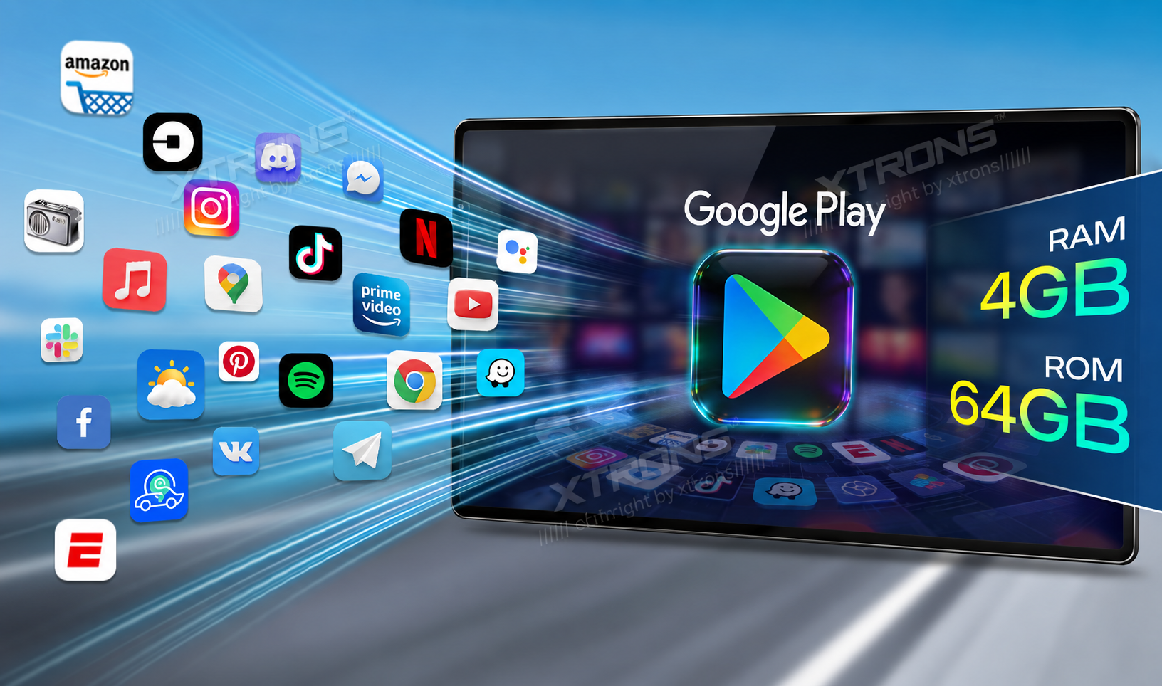 XTRONS XTR9300 XTRONS XTR9300 autonavi kõigi google play android äppide tugi