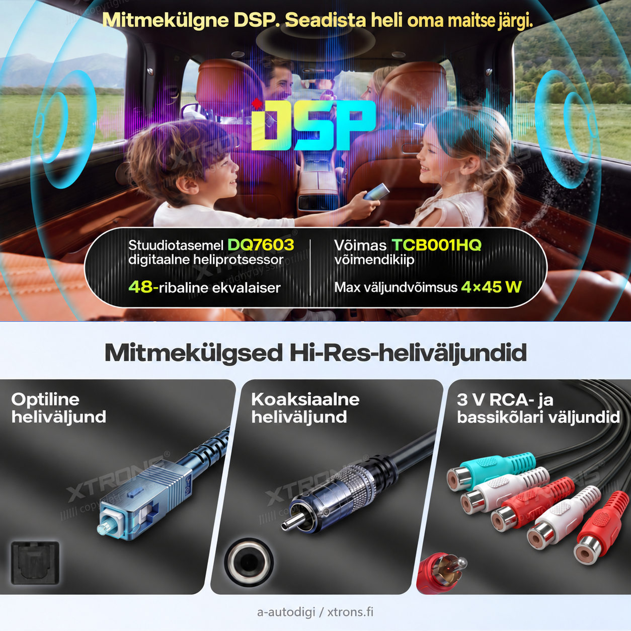 XTRONS XTR9971 XTRONS XTR9971 DSP digitaalne heliprotsessor