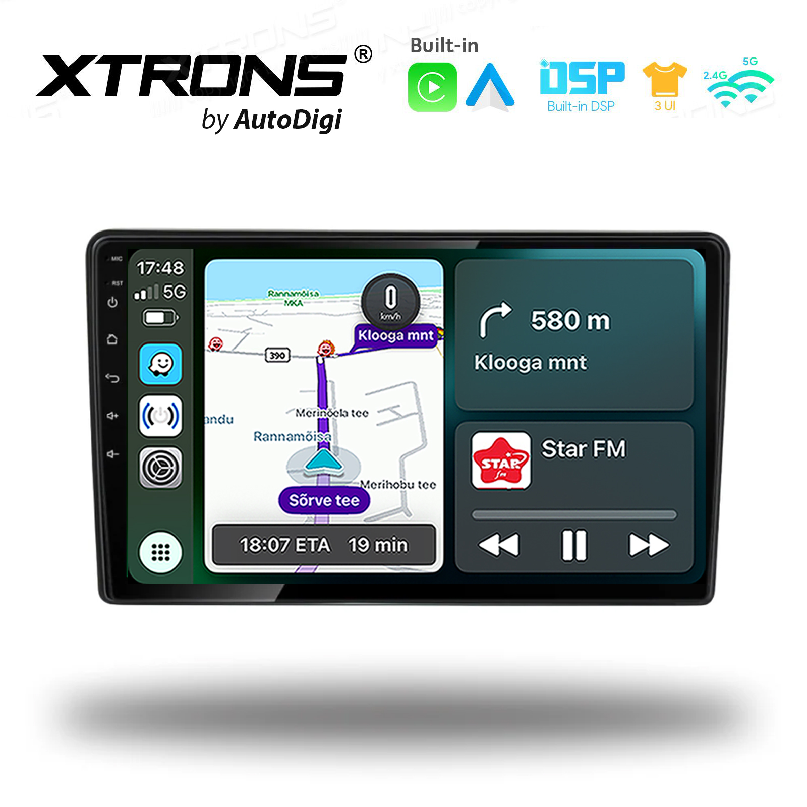 Opel Universal model (2004-2012) | Astra | Combo | Zafira | Meriva | Vectra Android 14  | CarPlay Android multimeedia keskus | DAB+ digiraadio