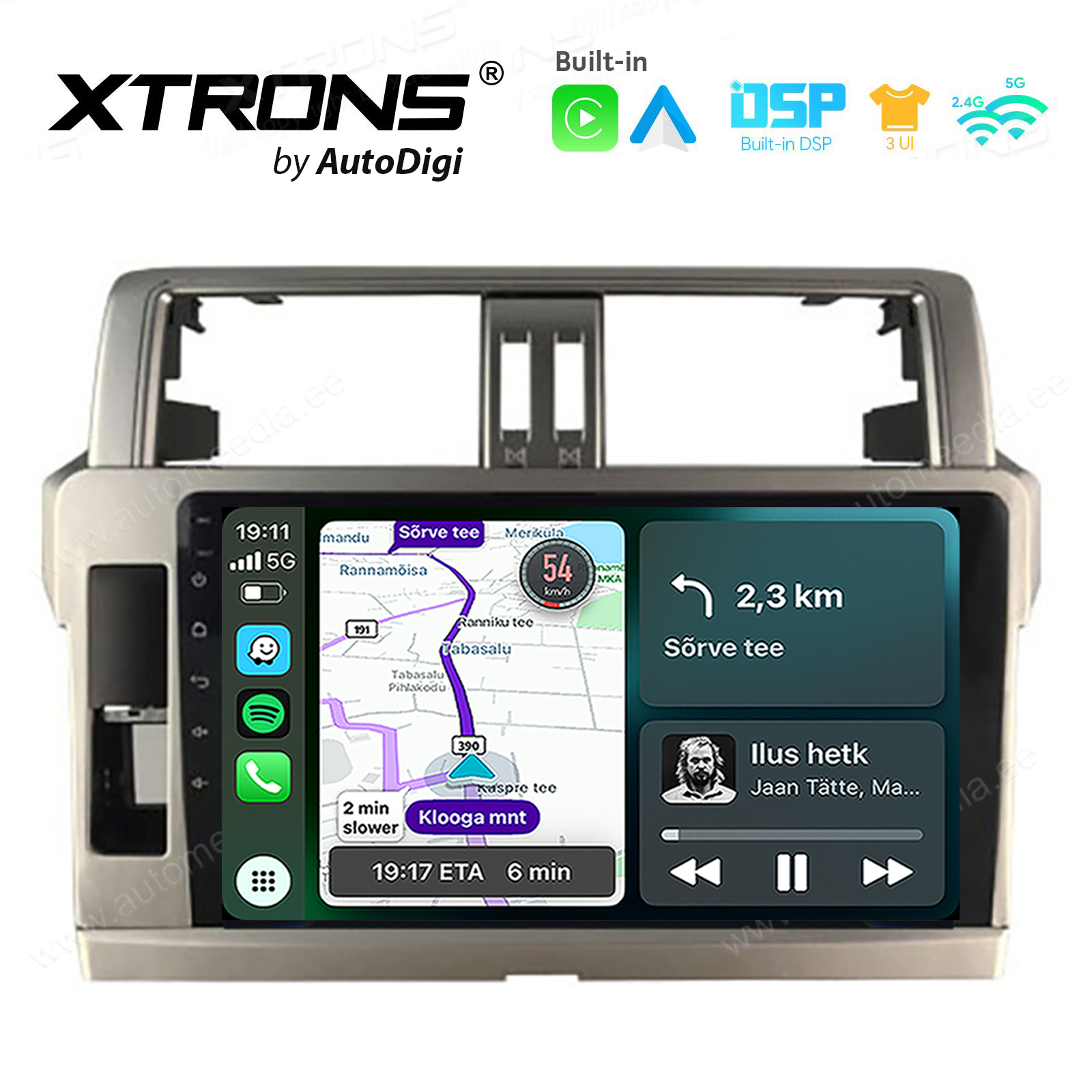XTRONS XTR9121 Mudelikohane android multimeediakeskus gps naviraadio