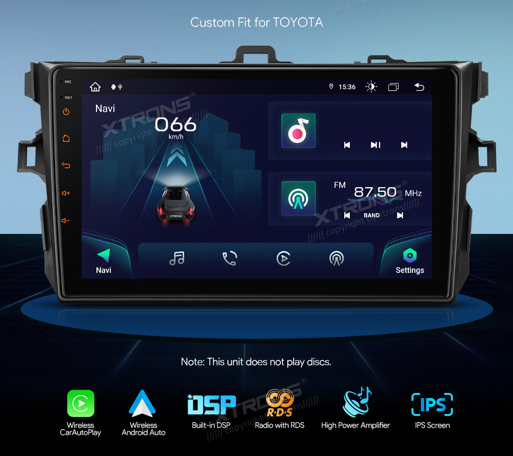 XTRONS XTR9124 Mudelikohane android multimeediakeskus gps naviraadio