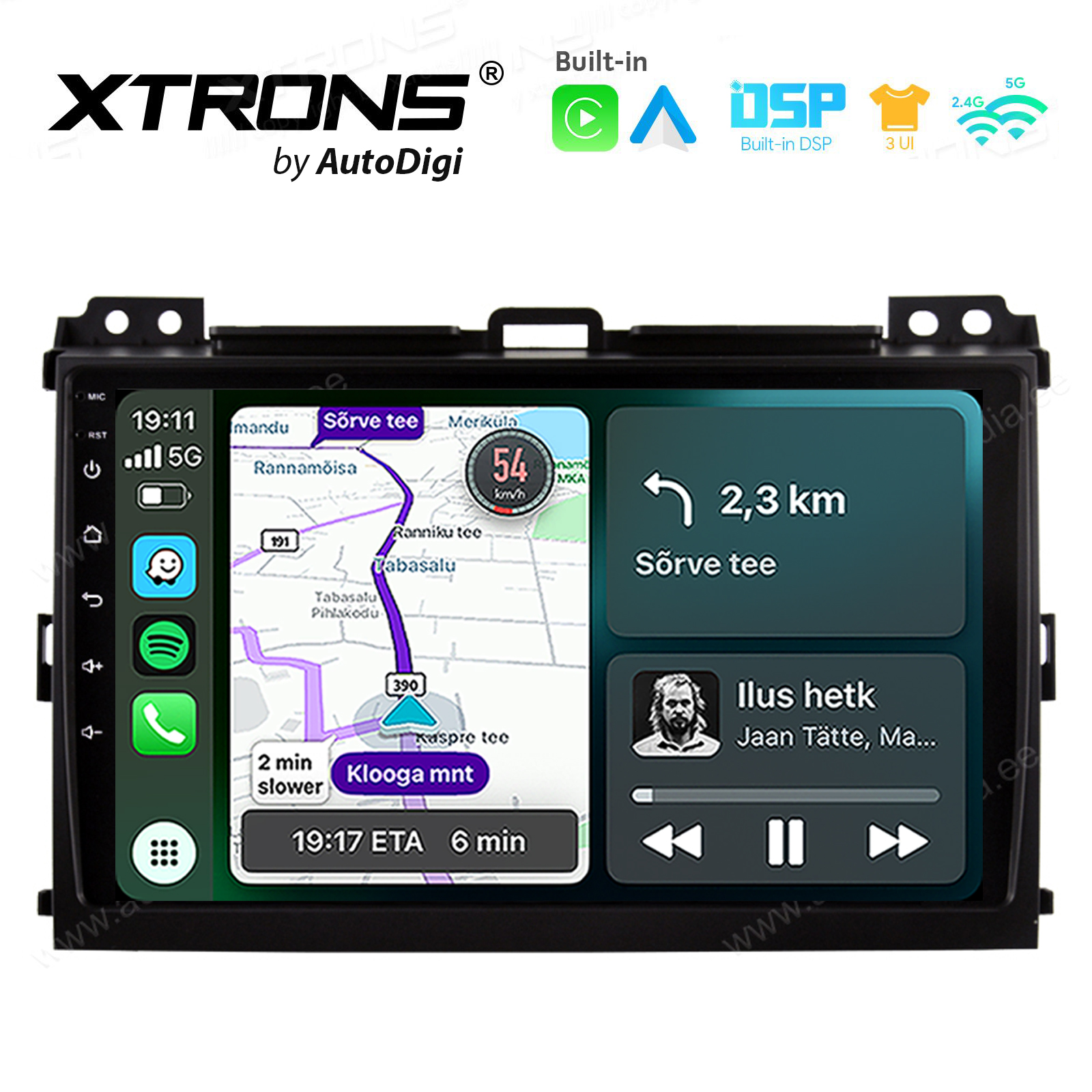 XTRONS XTR9129 Mudelikohane android multimeediakeskus gps naviraadio