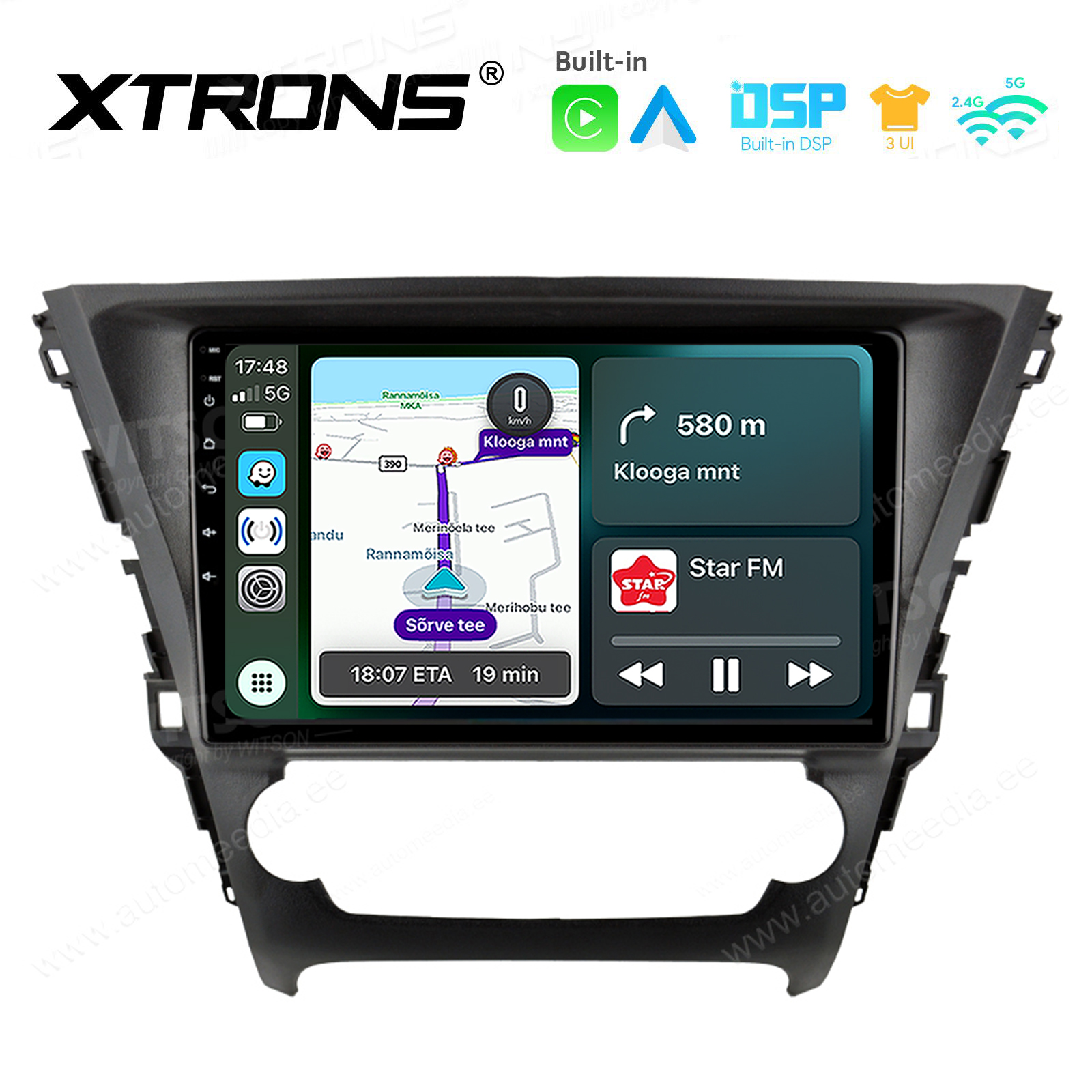 Toyota Avensis (2015-2019) Android 14  | CarPlay Android multimeedia keskus | DAB+ digiraadio