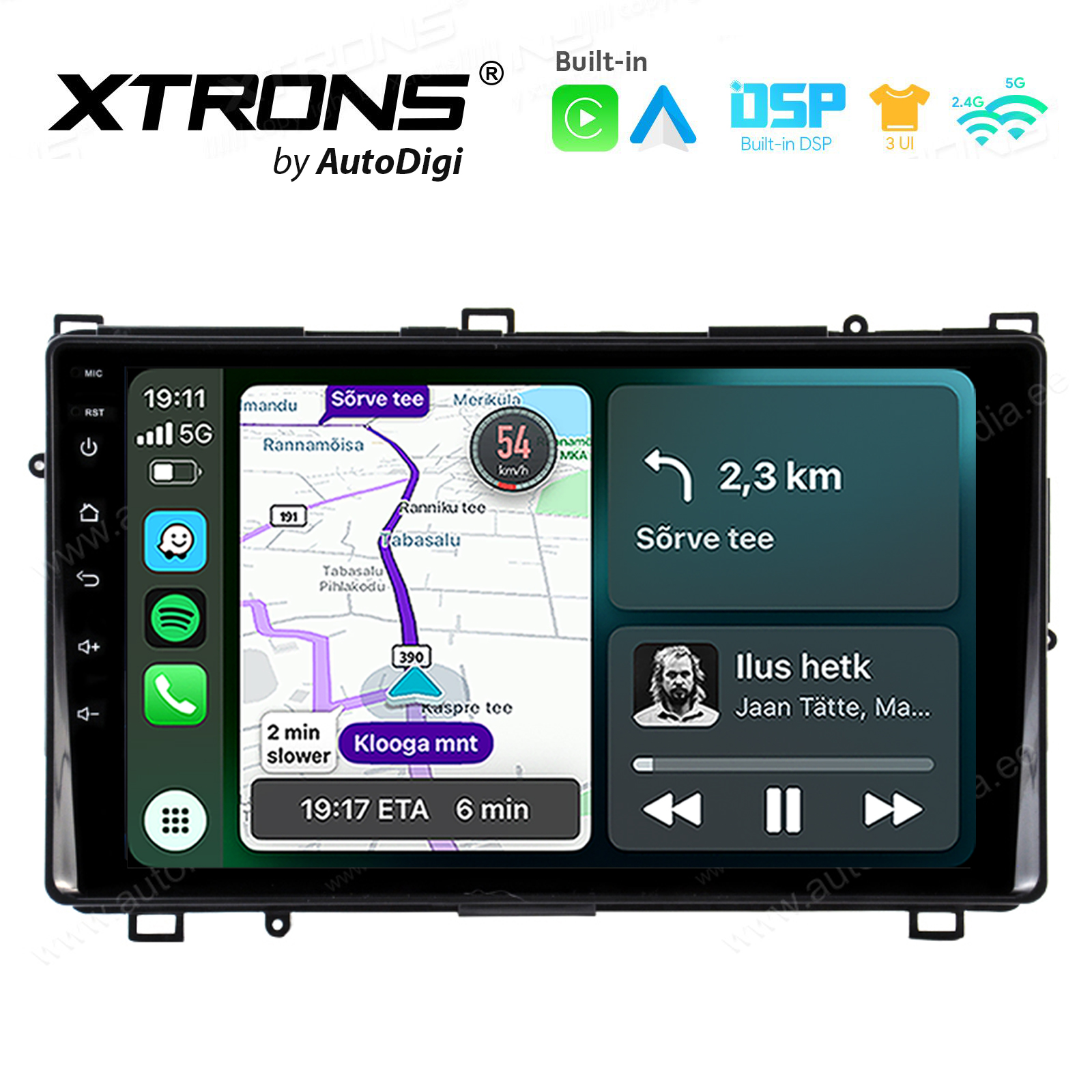 XTRONS XTR9175 Mudelikohane android multimeediakeskus gps naviraadio