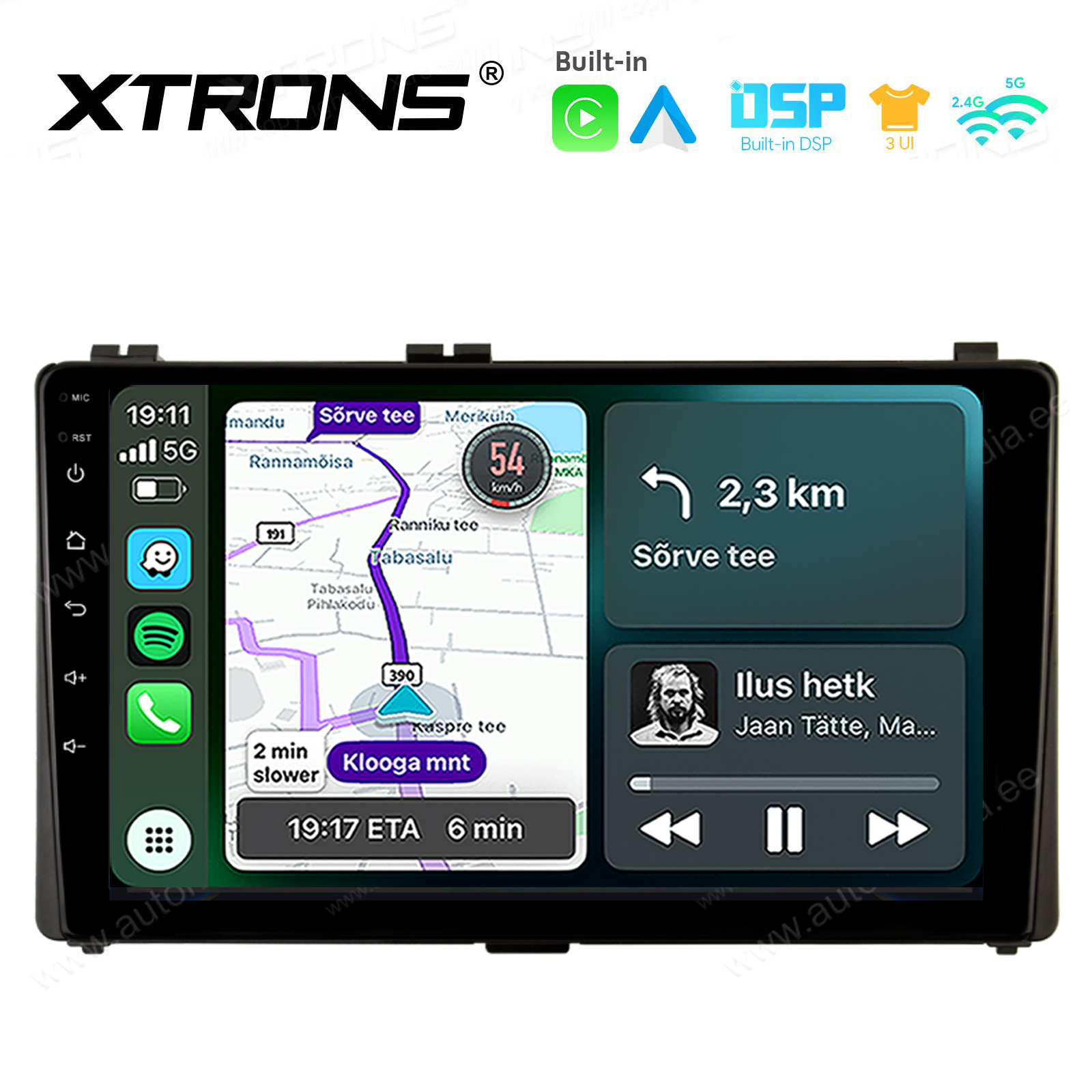 XTRONS XTR9176 Mudelikohane android multimeediakeskus gps naviraadio