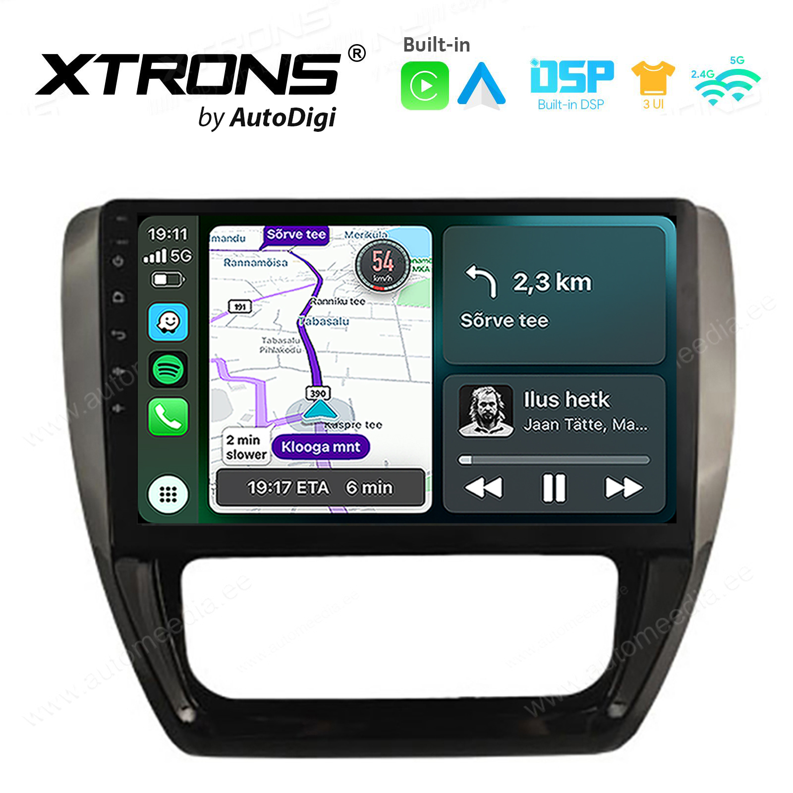 XTRONS XTR9224 Mudelikohane android multimeediakeskus gps naviraadio
