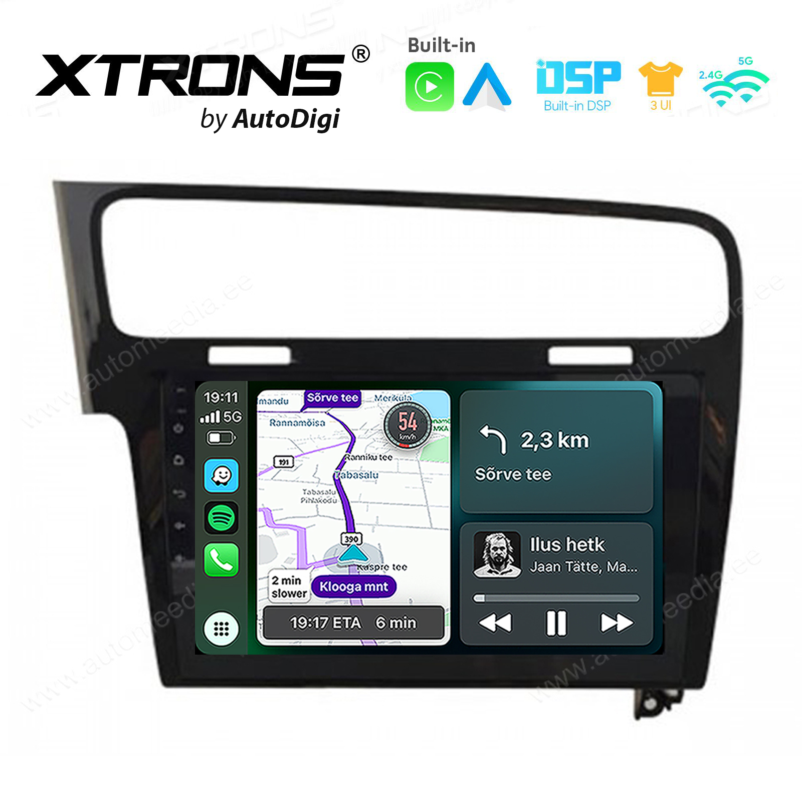 XTRONS XTR9243 Mudelikohane android multimeediakeskus gps naviraadio