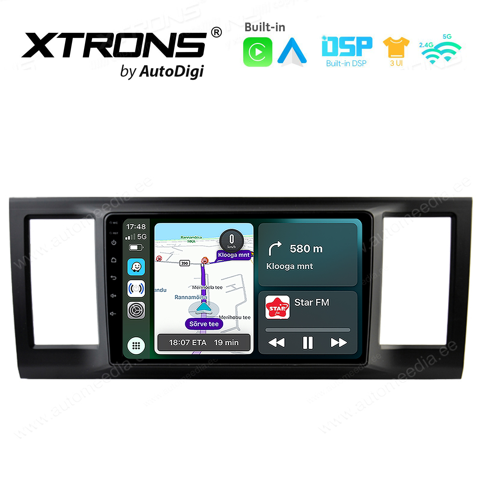 VW Caravelle T6 (2015 - 2020) Android 14  | CarPlay Android multimeedia keskus | DAB+ digiraadio