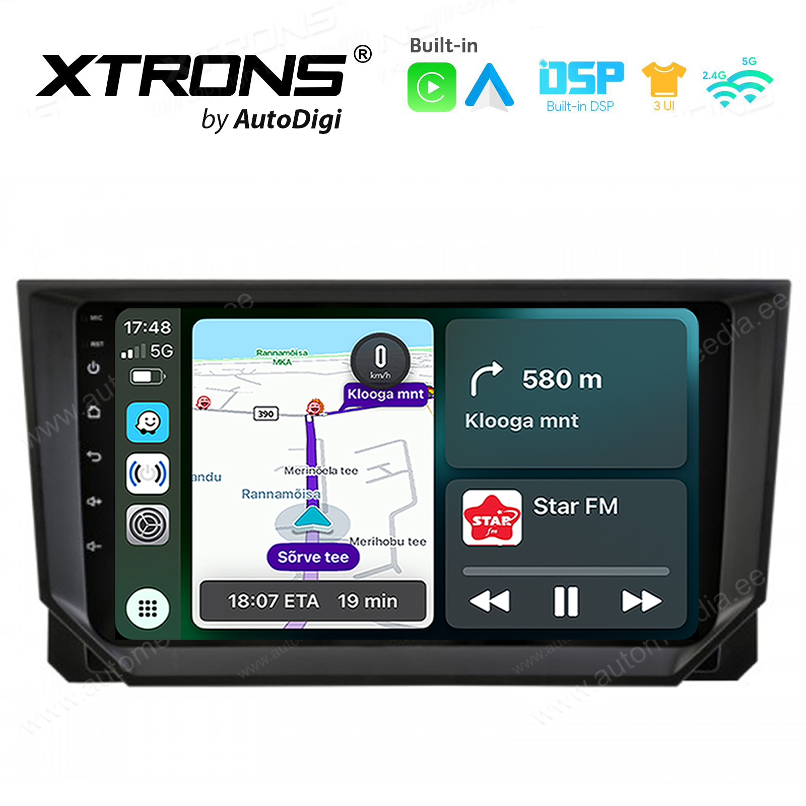 Seat Arona | Ibiza | (2017-2022) Android 14  | CarPlay Android multimeedia keskus | DAB+ digiraadio