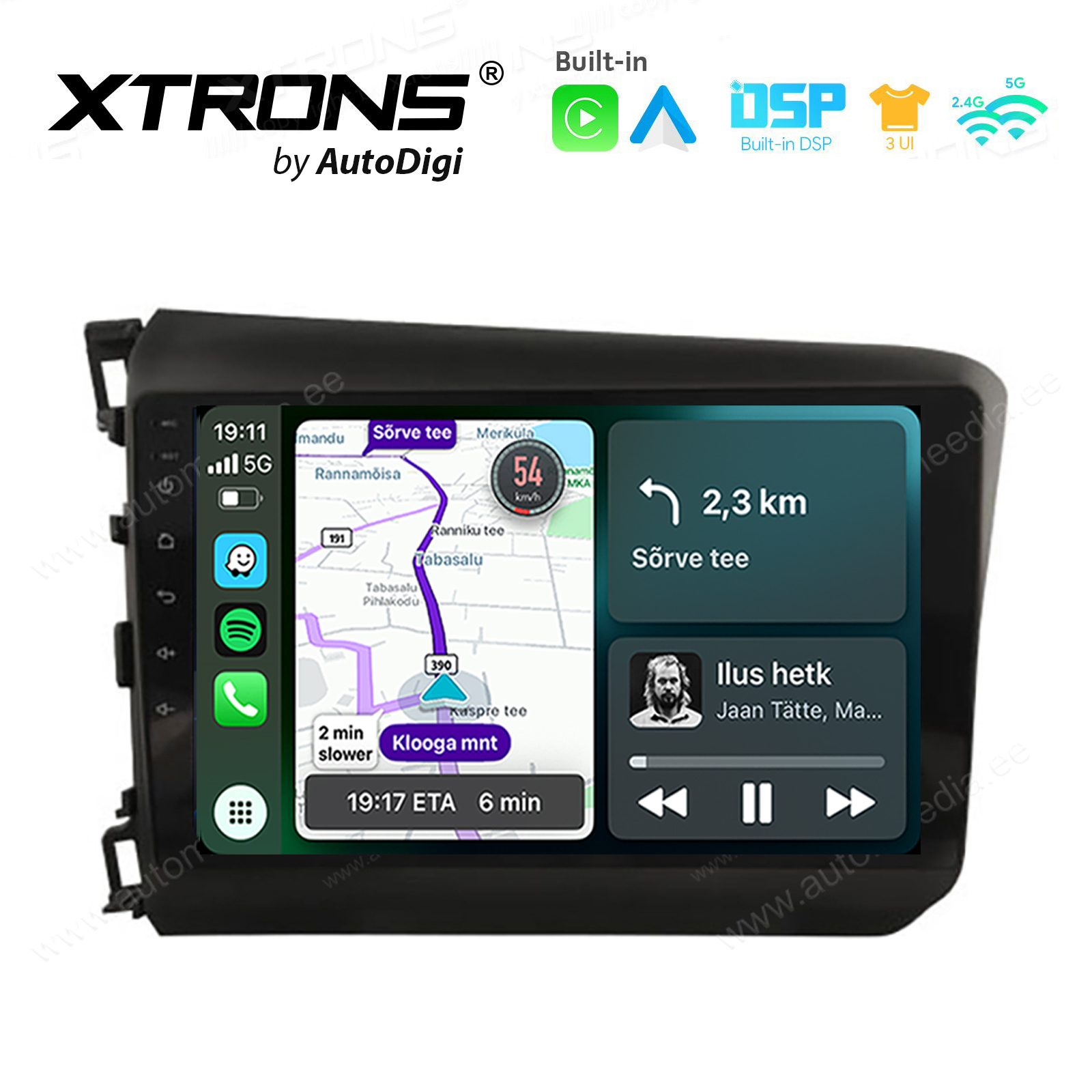 XTRONS XTR9305 Mudelikohane android multimeediakeskus gps naviraadio