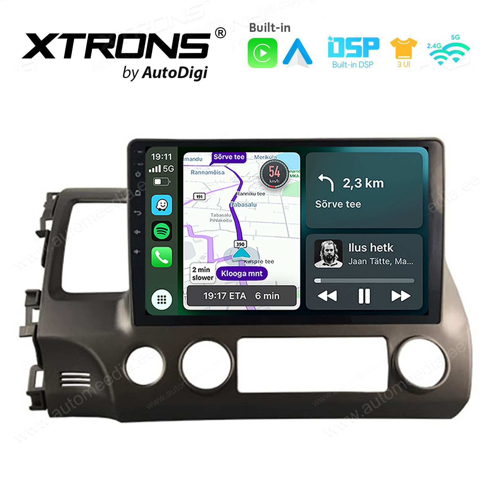 XTRONS XTR9313 Mudelikohane android multimeediakeskus gps naviraadio