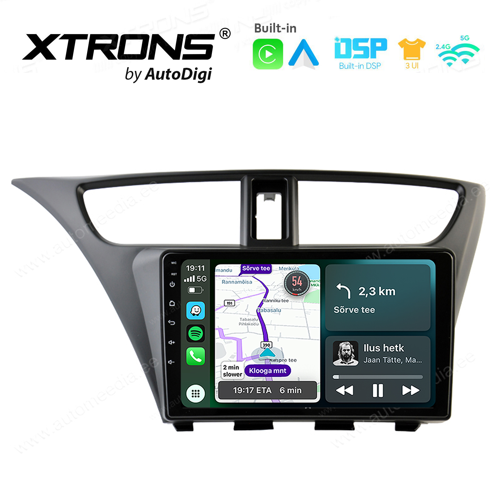 XTRONS XTR9347 Mudelikohane android multimeediakeskus gps naviraadio