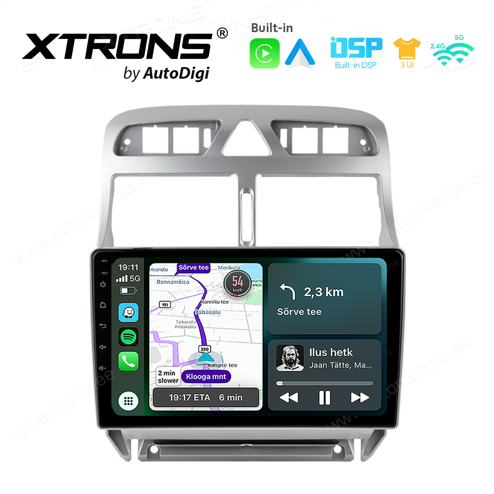 XTRONS XTR9435 Mudelikohane android multimeediakeskus gps naviraadio