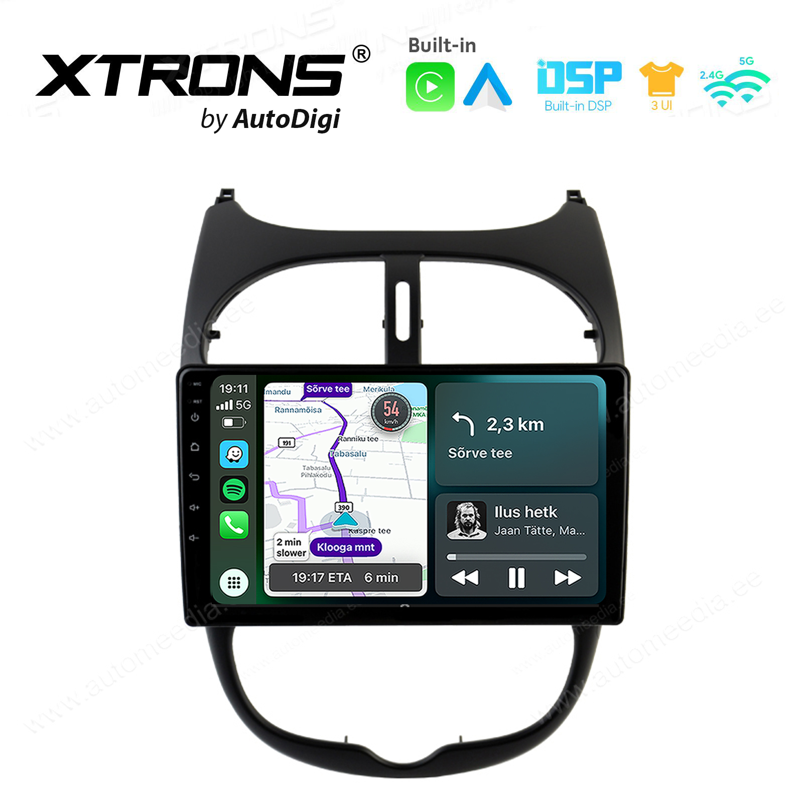 XTRONS XTR9436 Mudelikohane android multimeediakeskus gps naviraadio