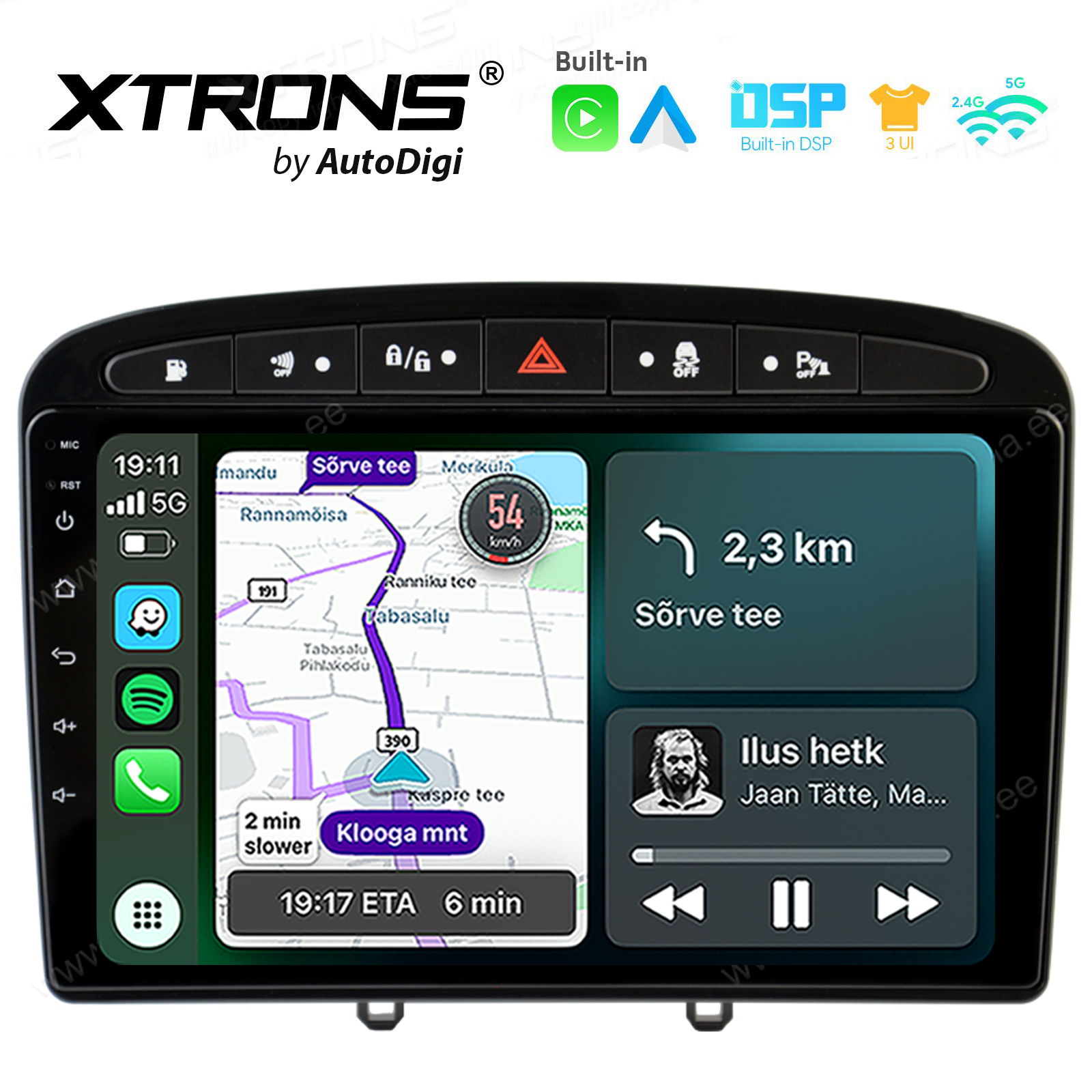 XTRONS XTR9438 Mudelikohane android multimeediakeskus gps naviraadio
