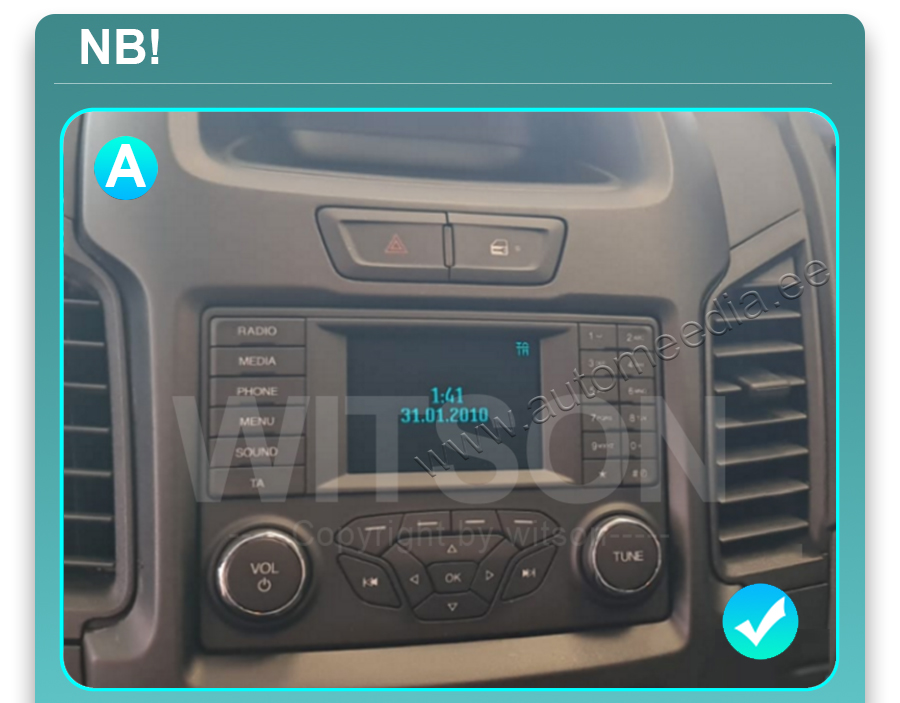 XTRONS XTR9462A XTRONS XTR9462A raadio sobivus autole