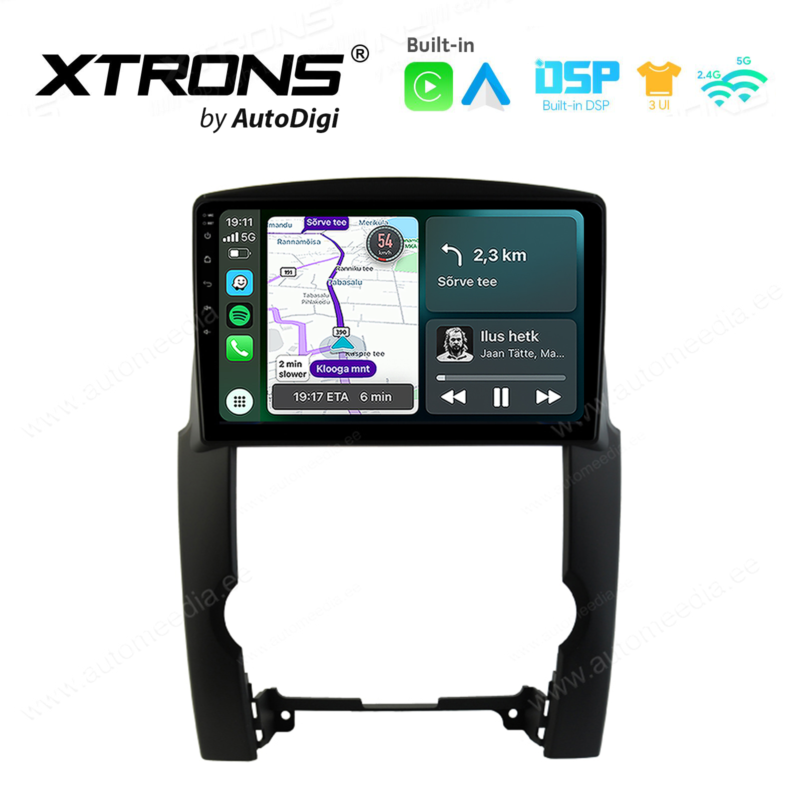 XTRONS XTR9541 Mudelikohane android multimeediakeskus gps naviraadio