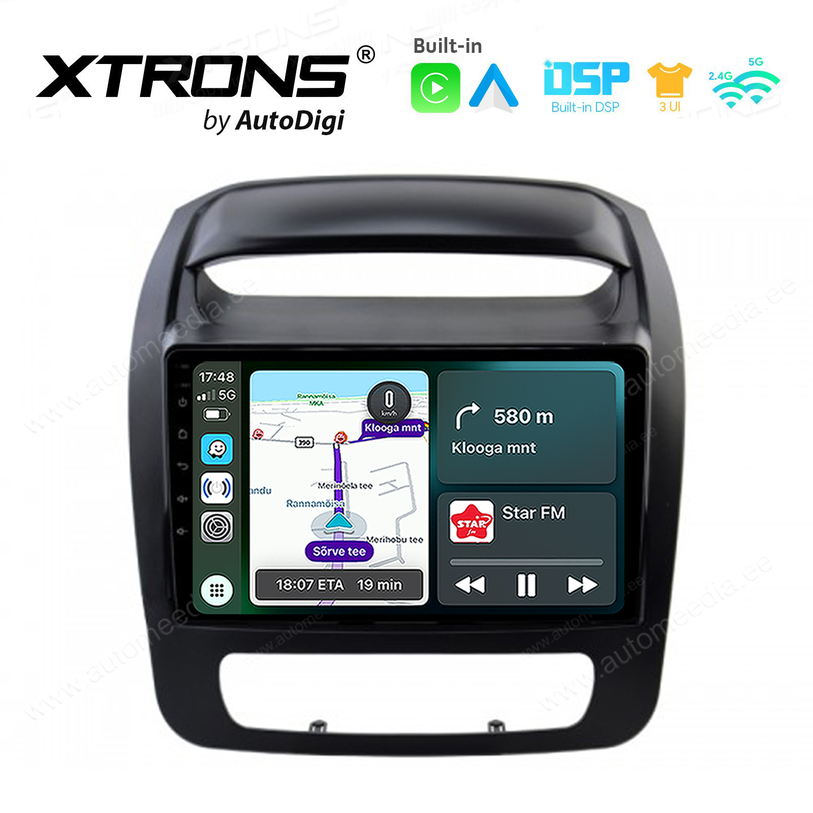 Kia Sorento (2012 - 2014) Android 14  | CarPlay Android multimeedia keskus | DAB+ digiraadio