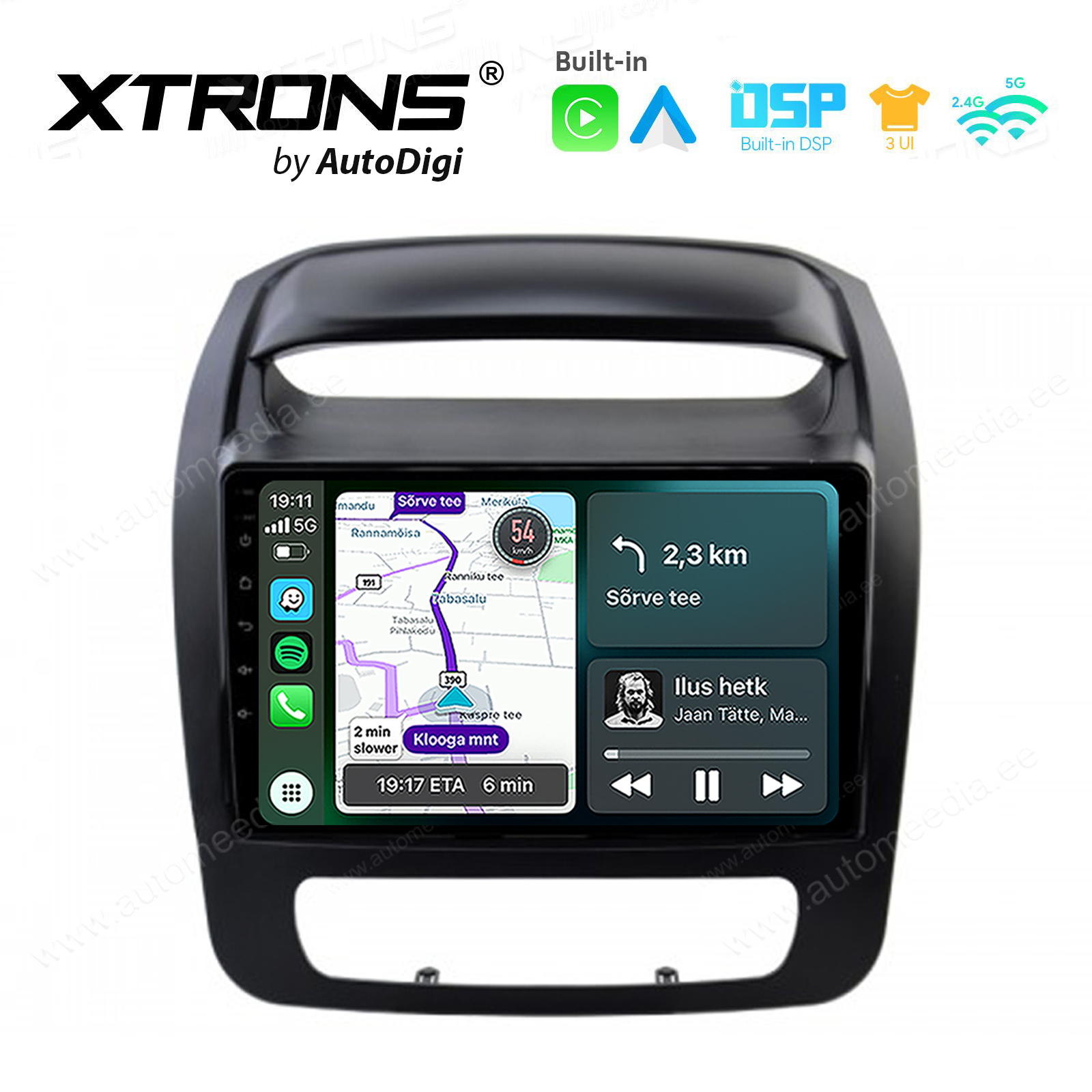 XTRONS XTR9543 Mudelikohane android multimeediakeskus gps naviraadio