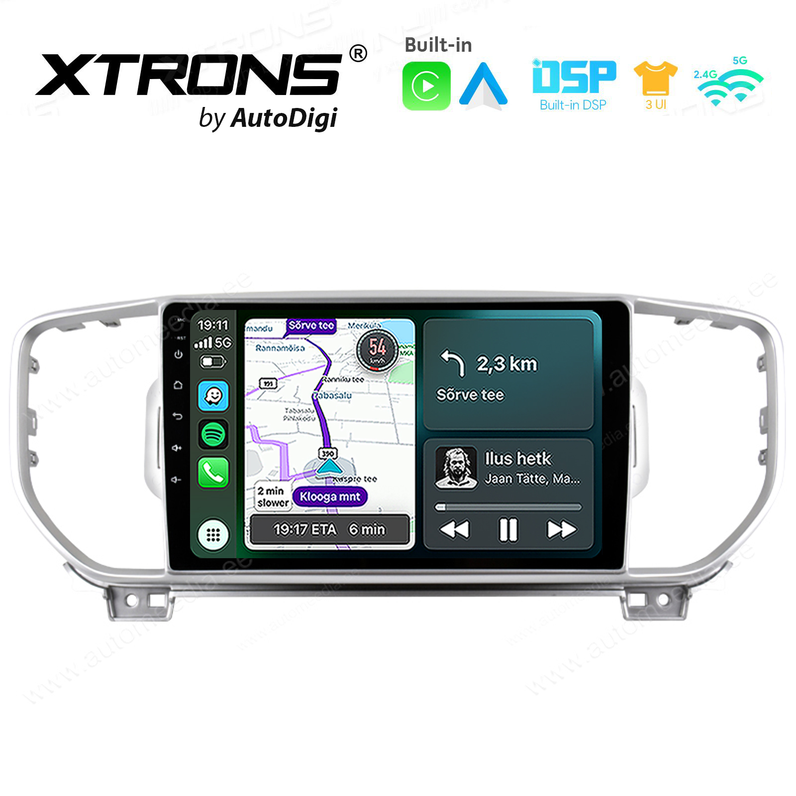XTRONS XTR9591 Mudelikohane android multimeediakeskus gps naviraadio