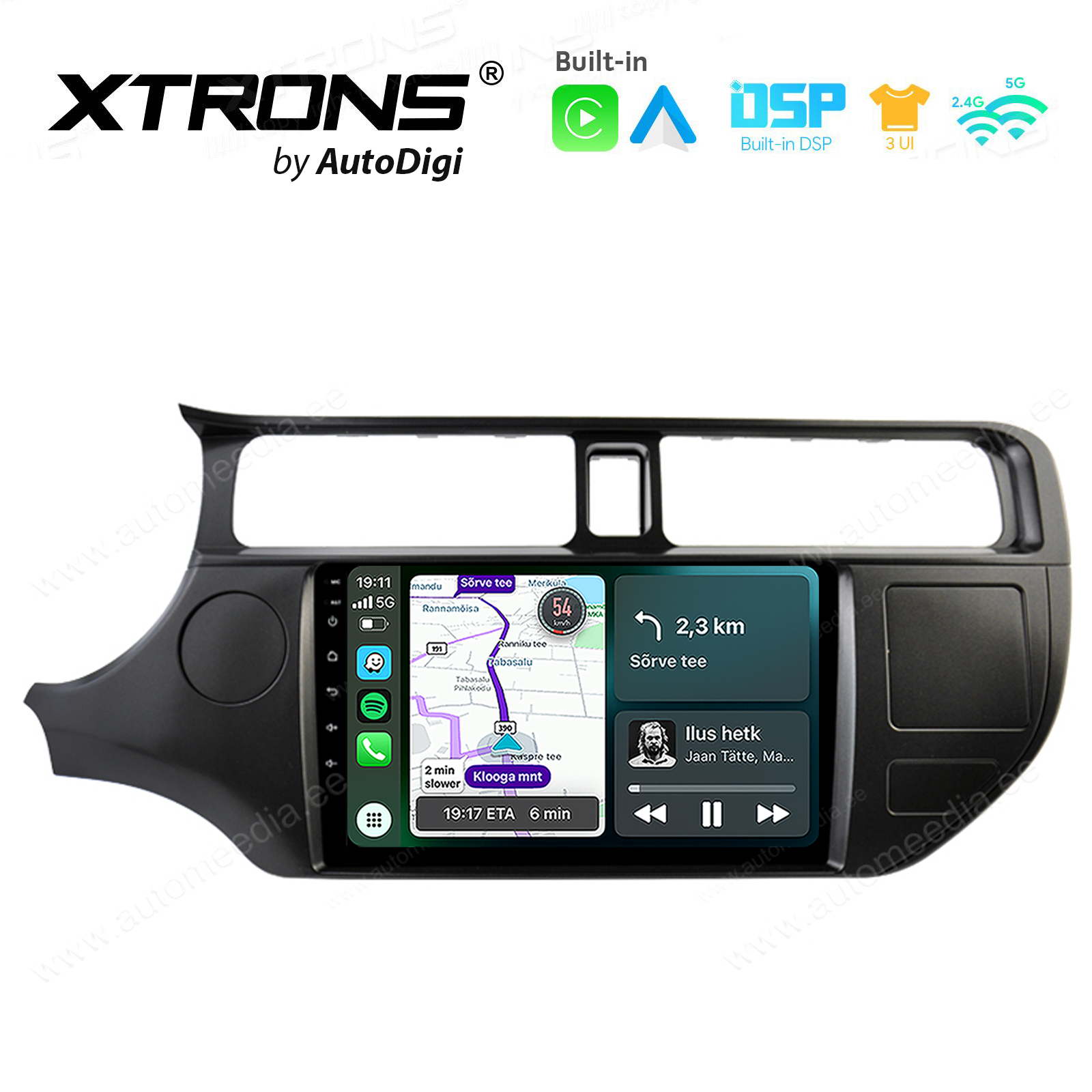 XTRONS XTR9597 Mudelikohane android multimeediakeskus gps naviraadio