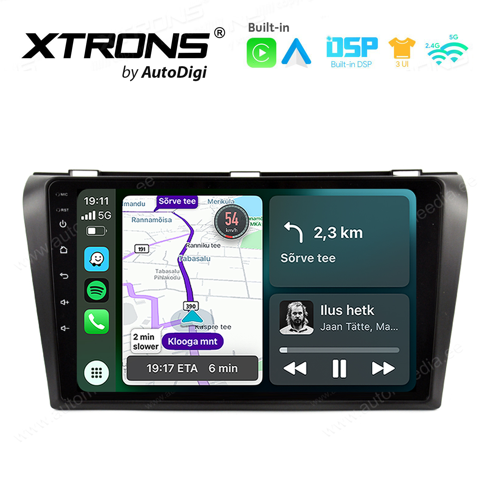 XTRONS XTR9606 Mudelikohane android multimeediakeskus gps naviraadio