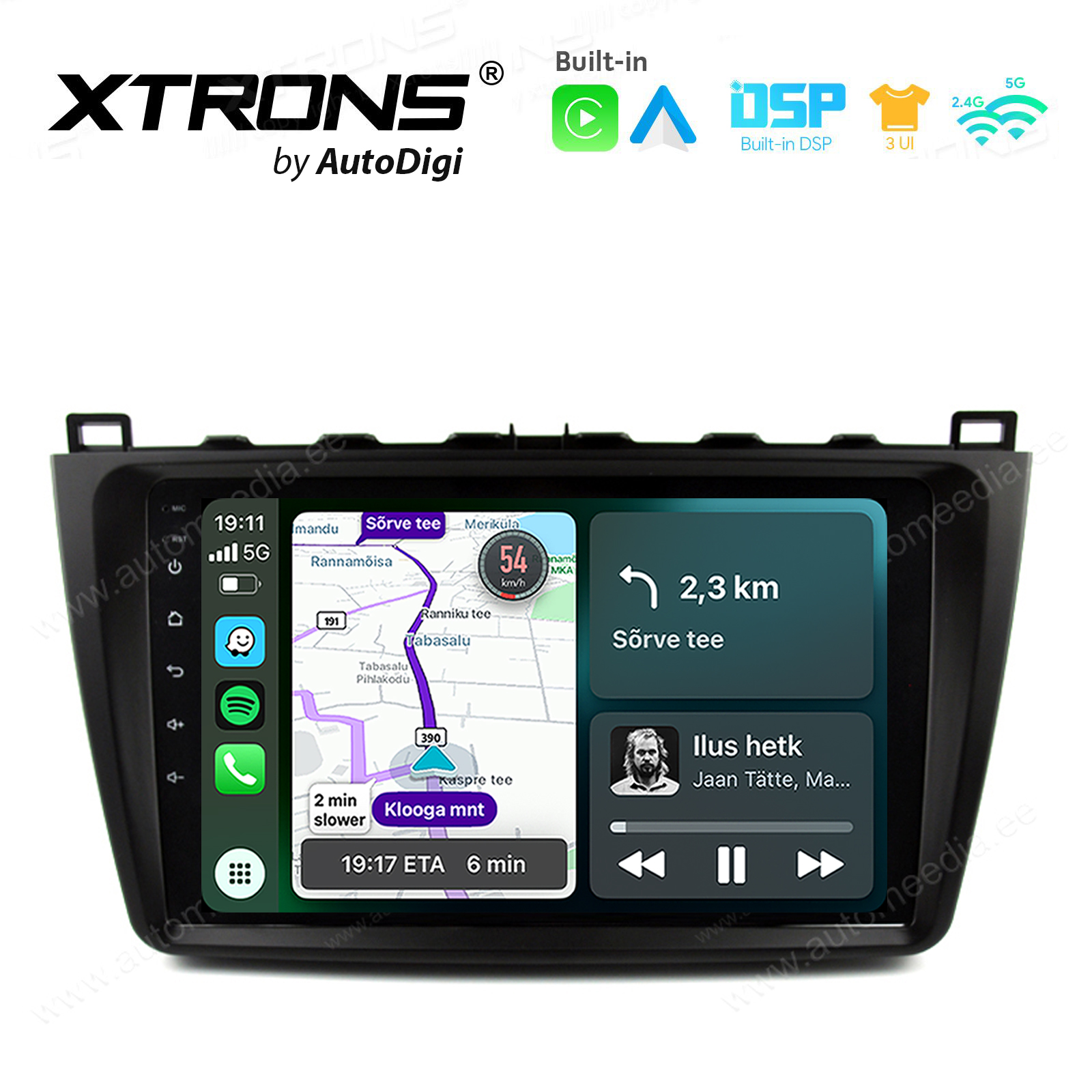 XTRONS XTR9615 Mudelikohane android multimeediakeskus gps naviraadio