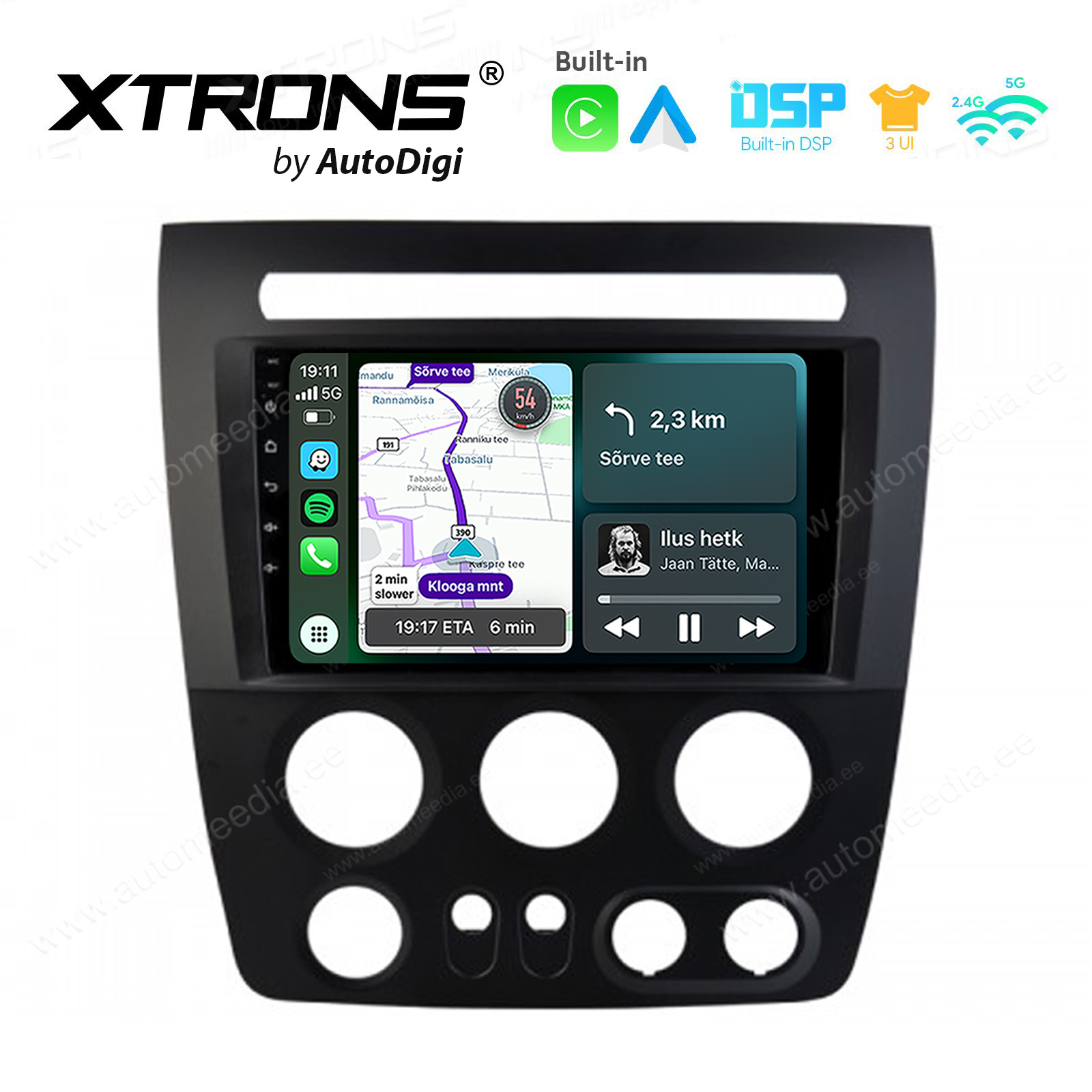 XTRONS XTR9679 Mudelikohane android multimeediakeskus gps naviraadio