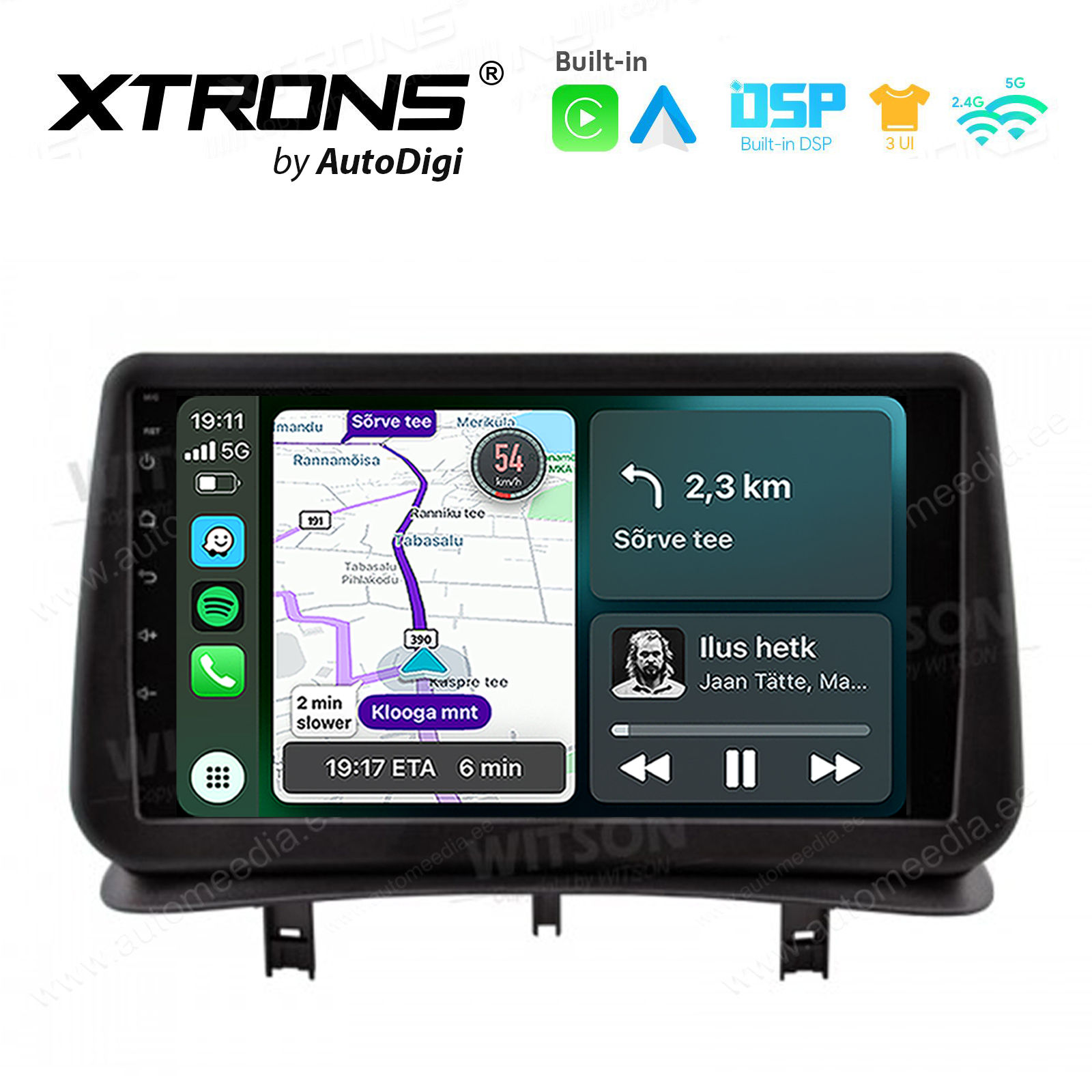 XTRONS XTR9693 Mudelikohane android multimeediakeskus gps naviraadio