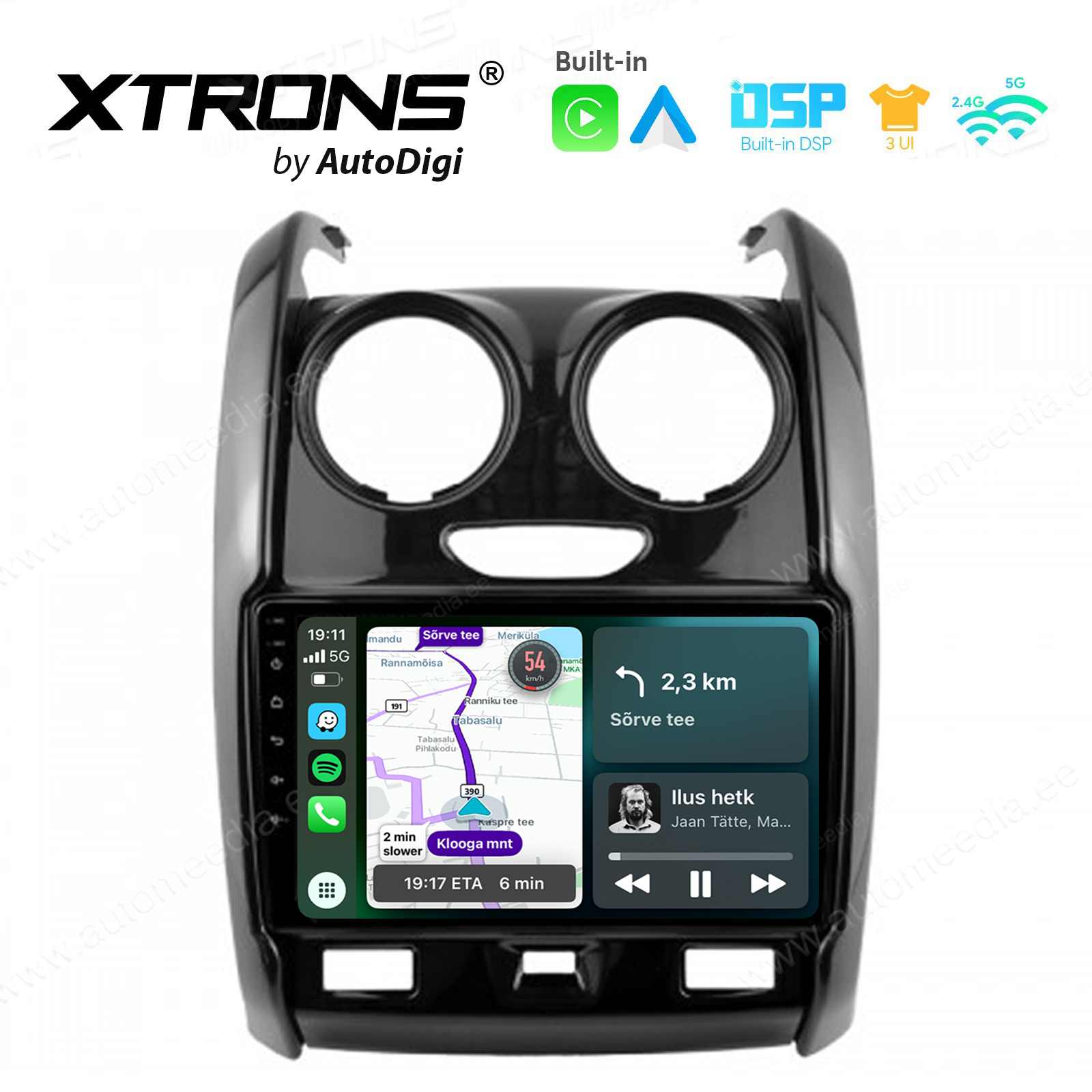 XTRONS XTR9696 Mudelikohane android multimeediakeskus gps naviraadio