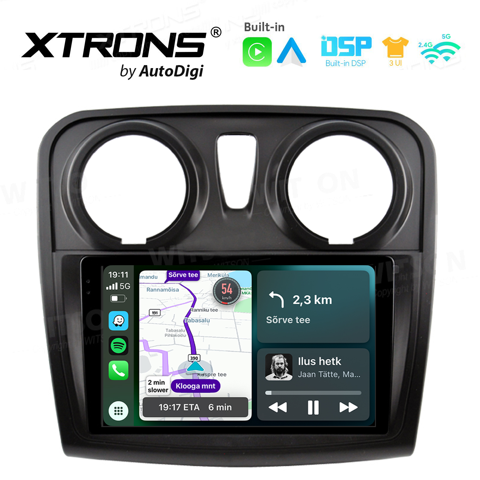 XTRONS XTR9698 Mudelikohane android multimeediakeskus gps naviraadio