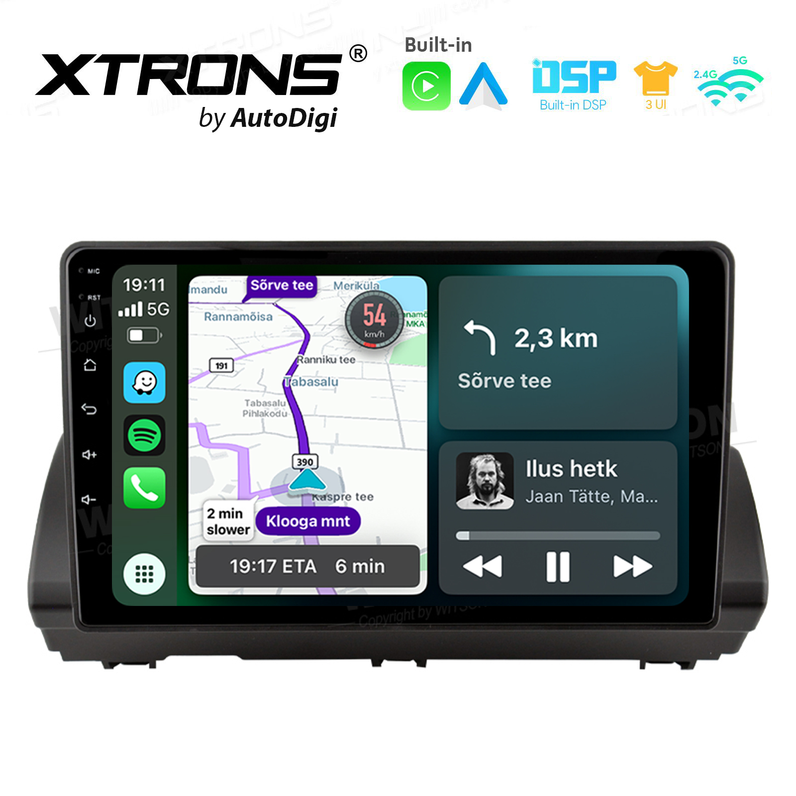 XTRONS XTR9699 Mudelikohane android multimeediakeskus gps naviraadio