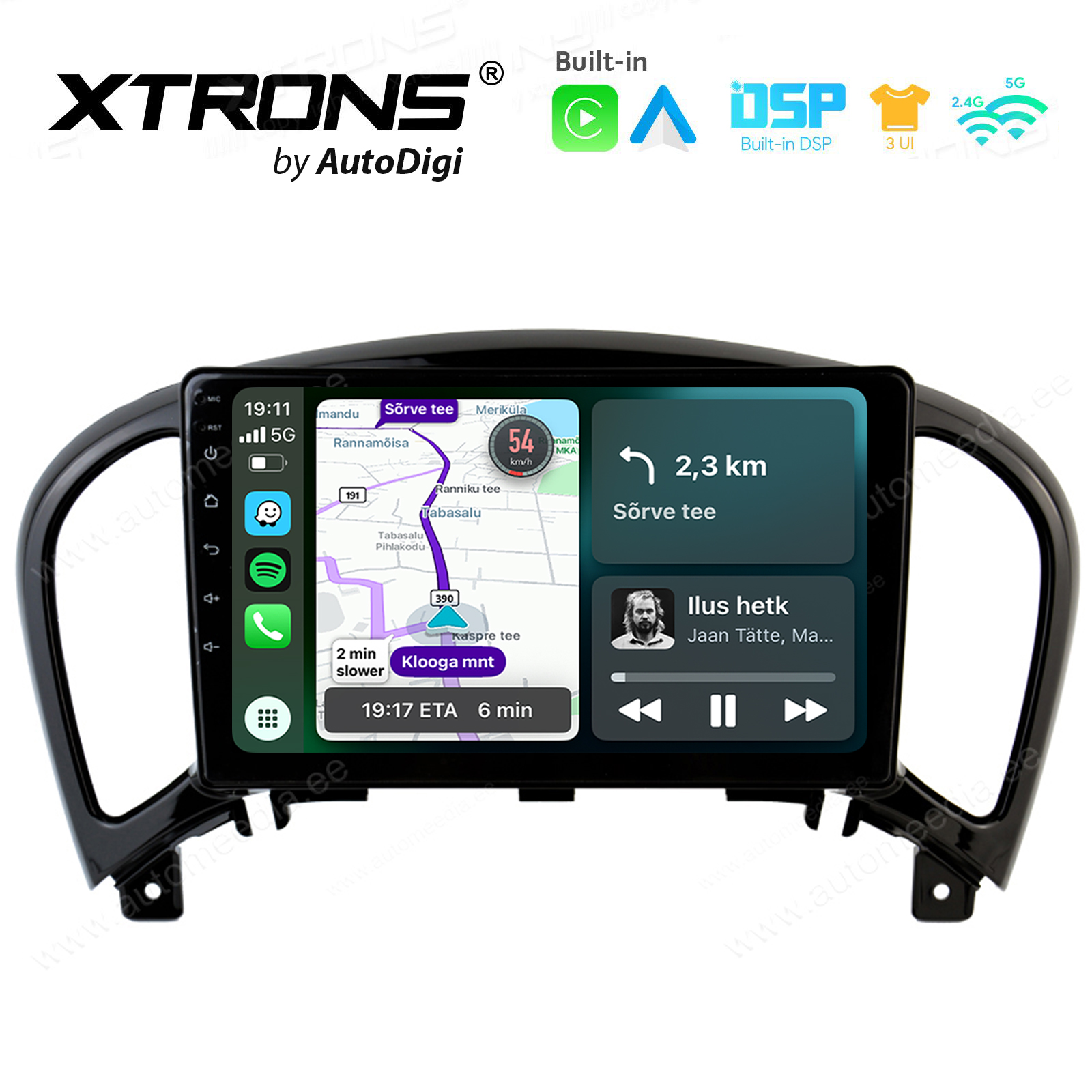 XTRONS XTR9740 Mudelikohane android multimeediakeskus gps naviraadio