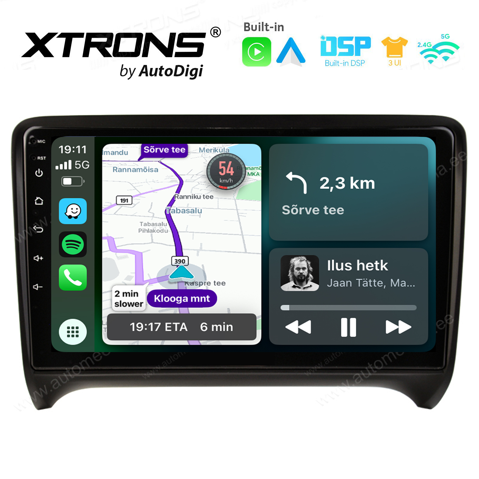 XTRONS XTR9751 Mudelikohane android multimeediakeskus gps naviraadio