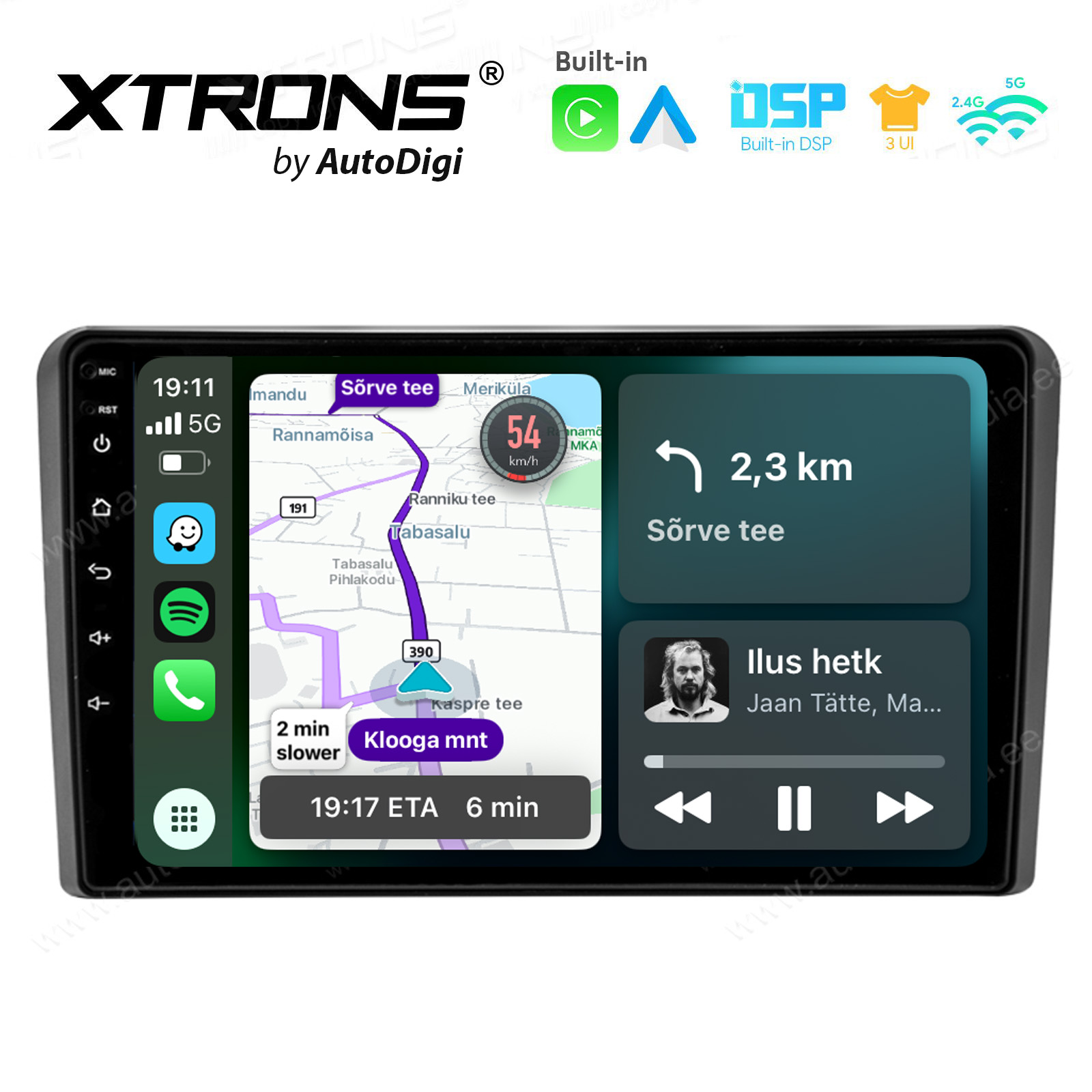 XTRONS XTR9752 Mudelikohane android multimeediakeskus gps naviraadio