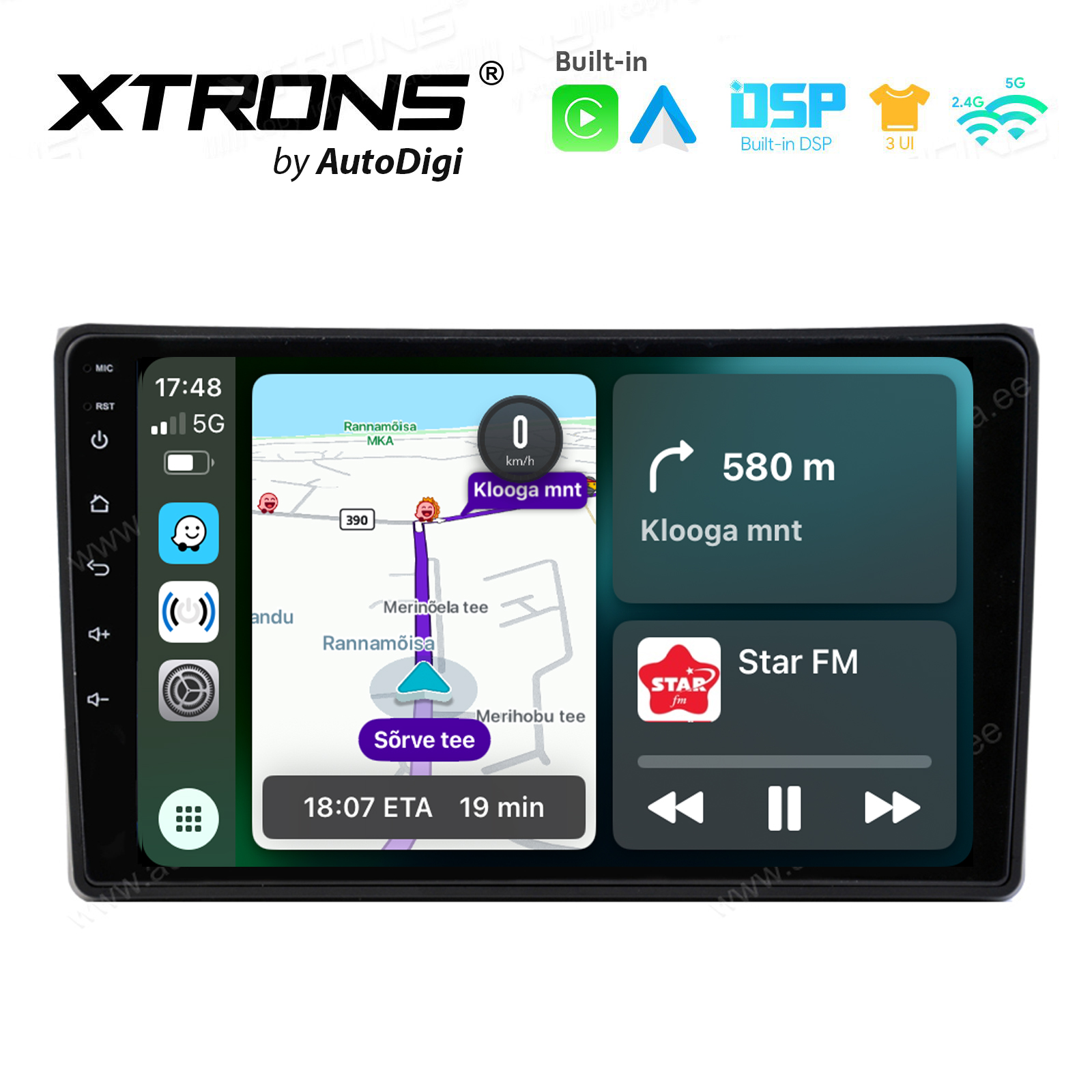 Audi A4 | B5 (2002-2008) Android 14  | CarPlay Android multimeedia keskus | DAB+ digiraadio