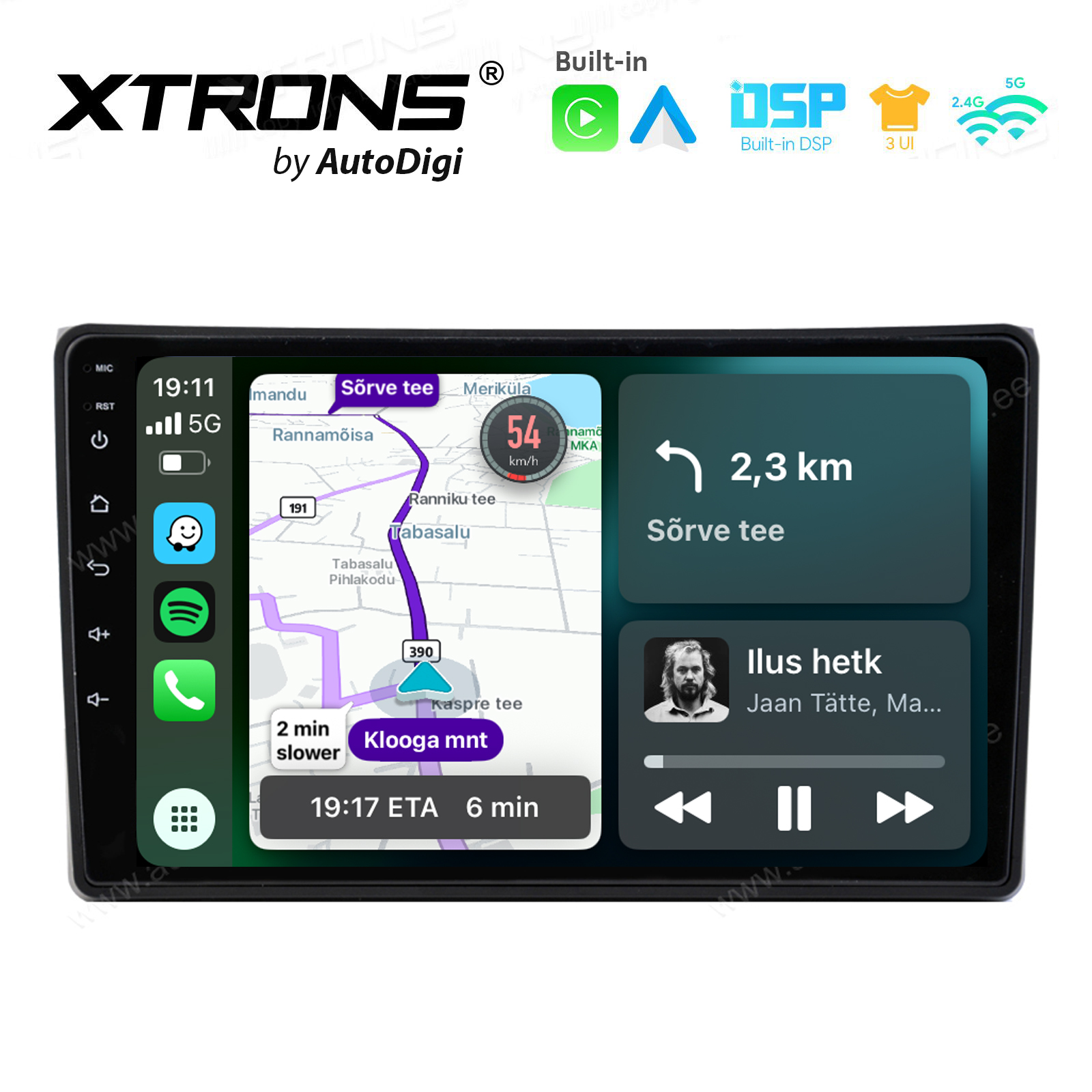 XTRONS XTR9753 Mudelikohane android multimeediakeskus gps naviraadio