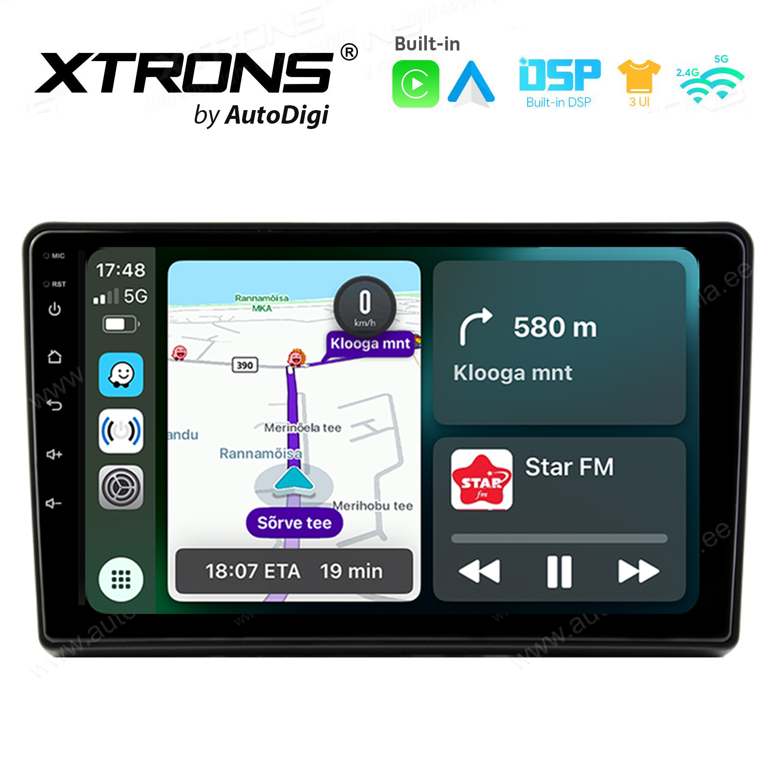 Ducato / Jumper / Boxer (2006-2011) Android 14  | CarPlay Android multimeedia keskus | DAB+ digiraadio