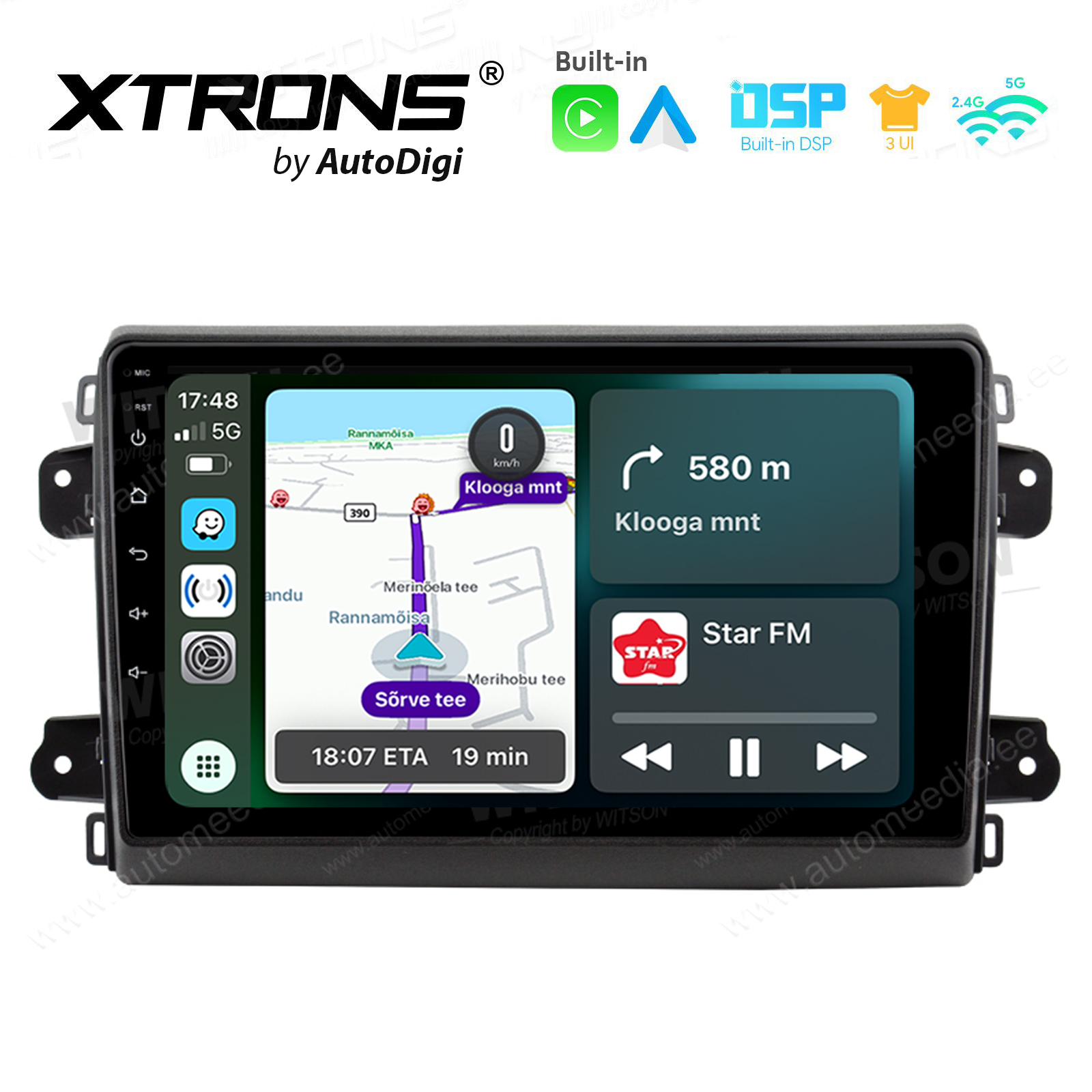 Ducato / Jumper / Boxer (2022-2025) Android 14  | CarPlay Android multimeedia keskus | DAB+ digiraadio