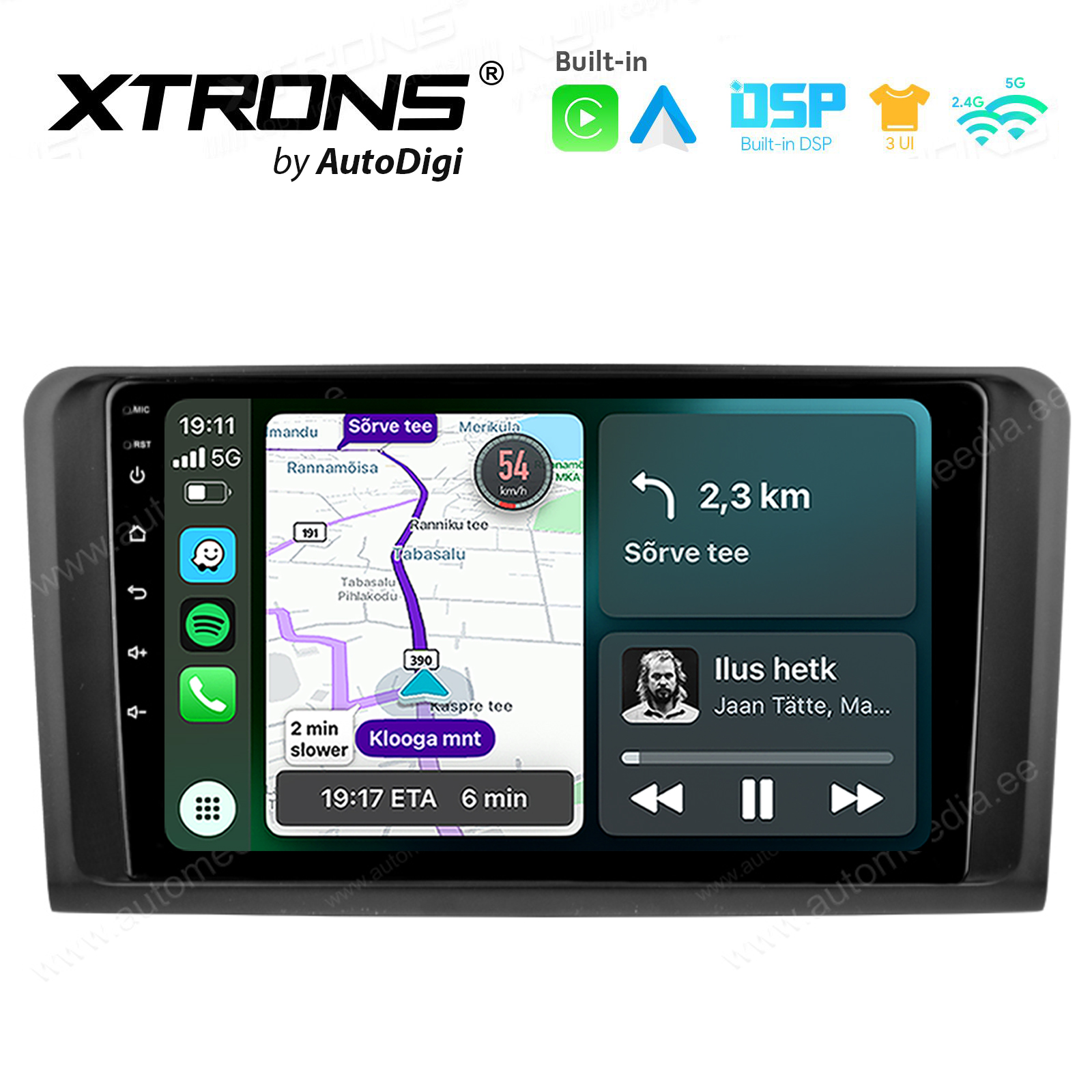 XTRONS XTR9815 Mudelikohane android multimeediakeskus gps naviraadio