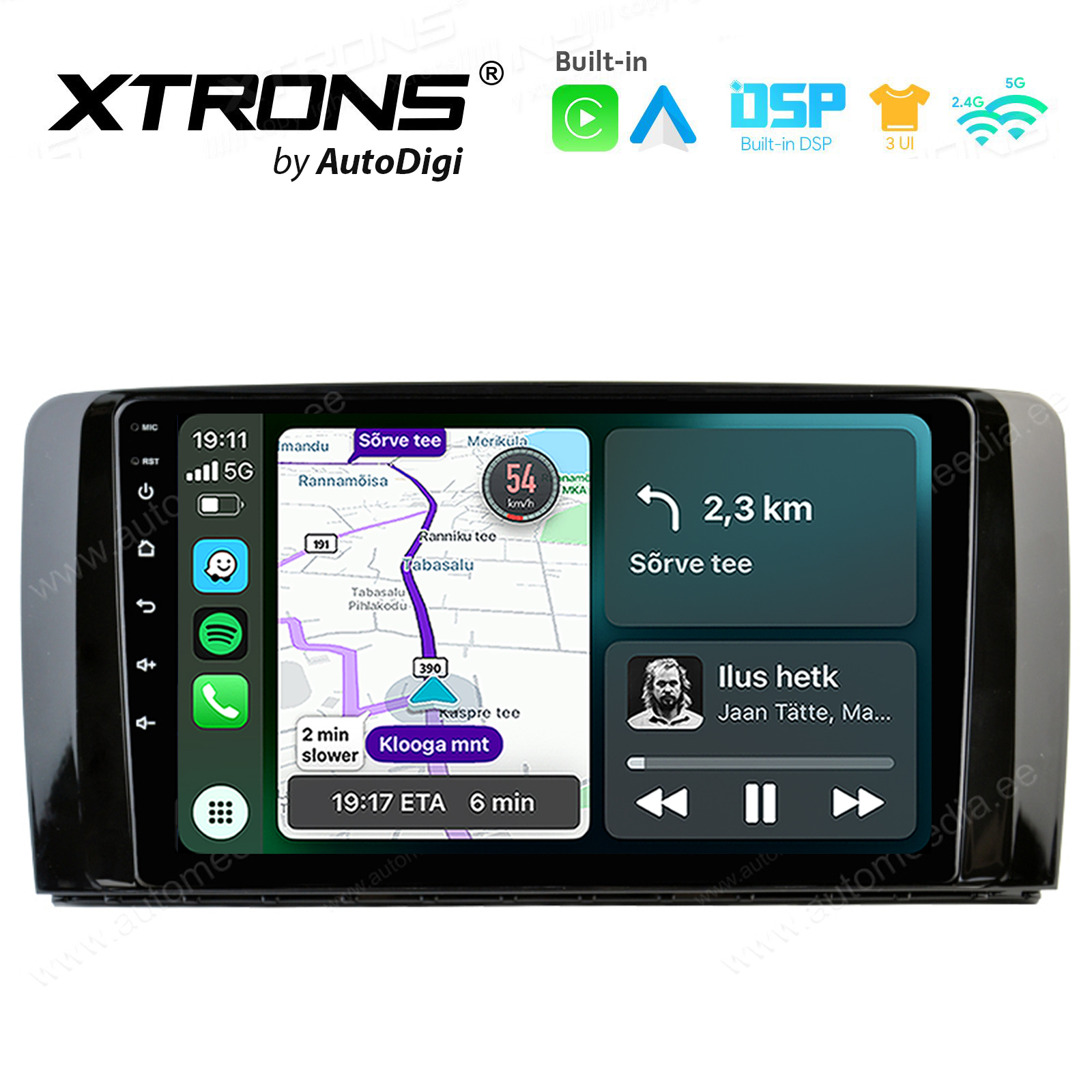 XTRONS XTR9817 Mudelikohane android multimeediakeskus gps naviraadio