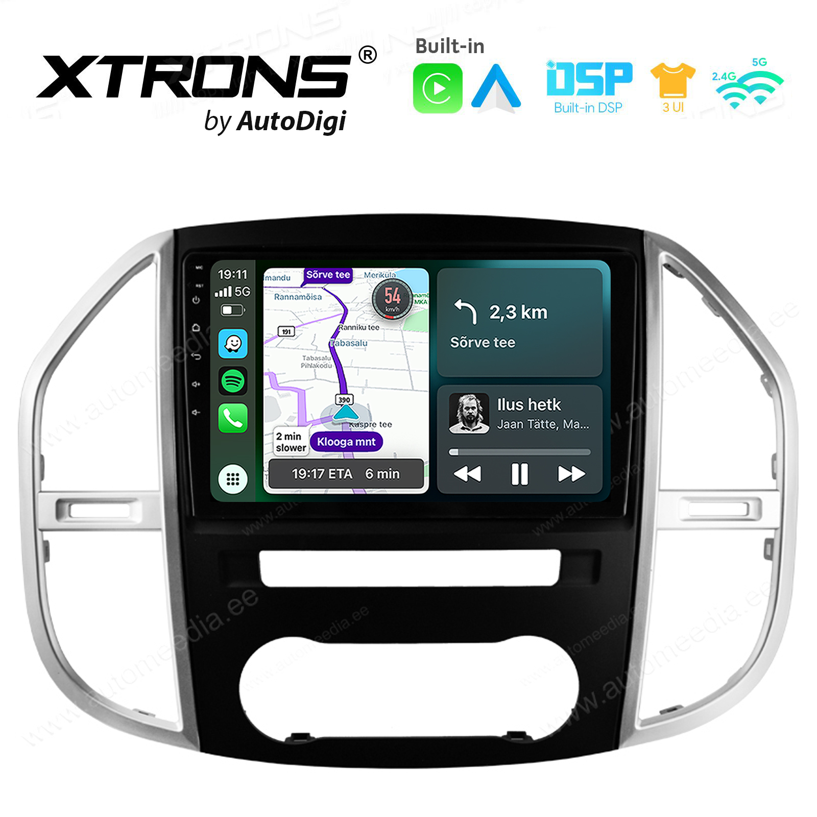 XTRONS XTR9818 Mudelikohane android multimeediakeskus gps naviraadio