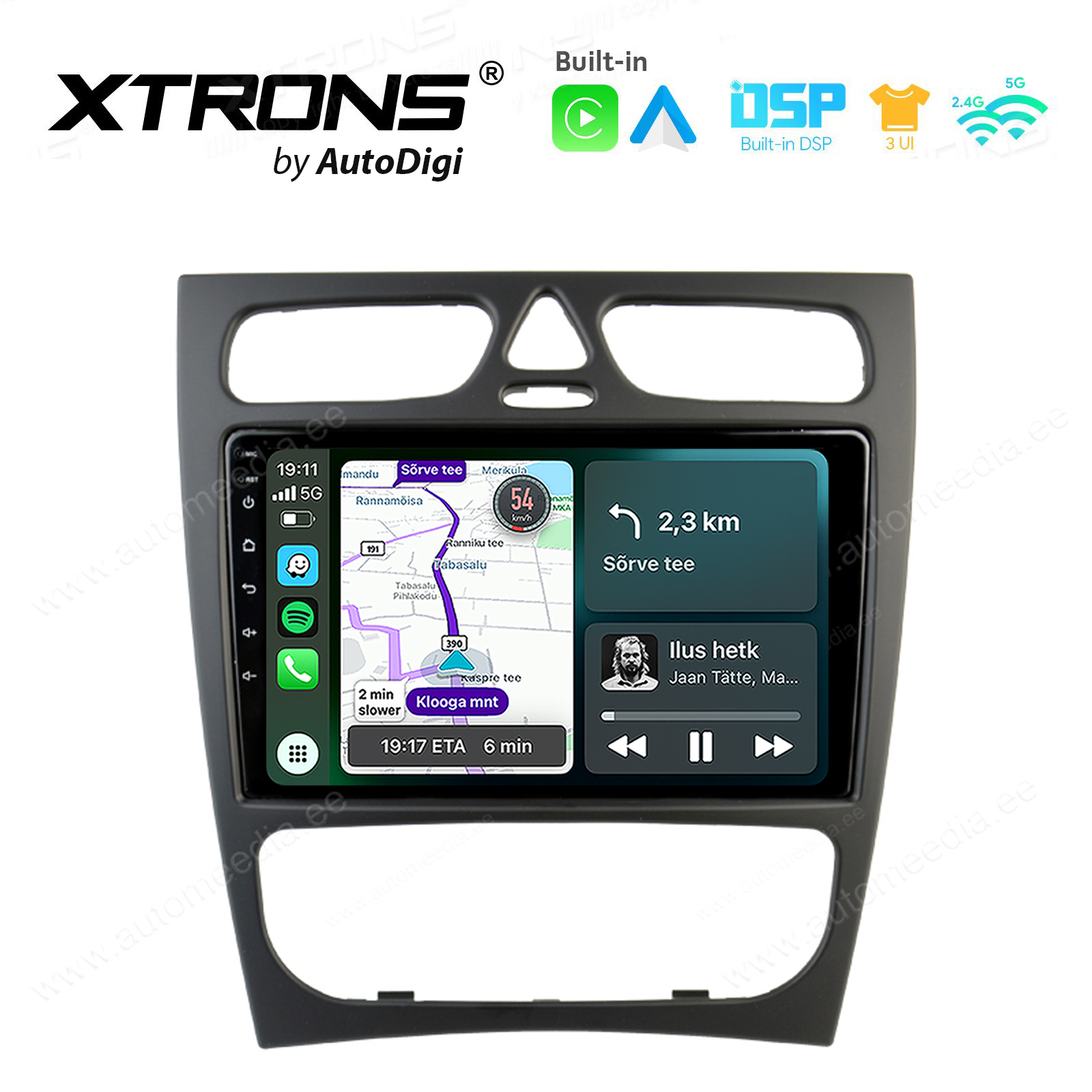 XTRONS XTR9822 Mudelikohane android multimeediakeskus gps naviraadio