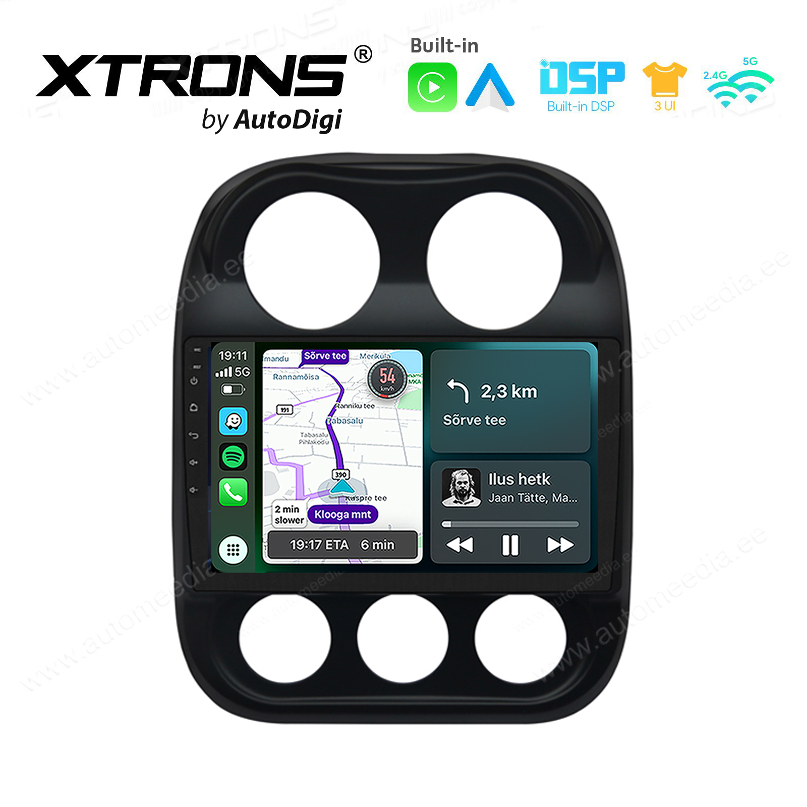 XTRONS XTR9832 Mudelikohane android multimeediakeskus gps naviraadio
