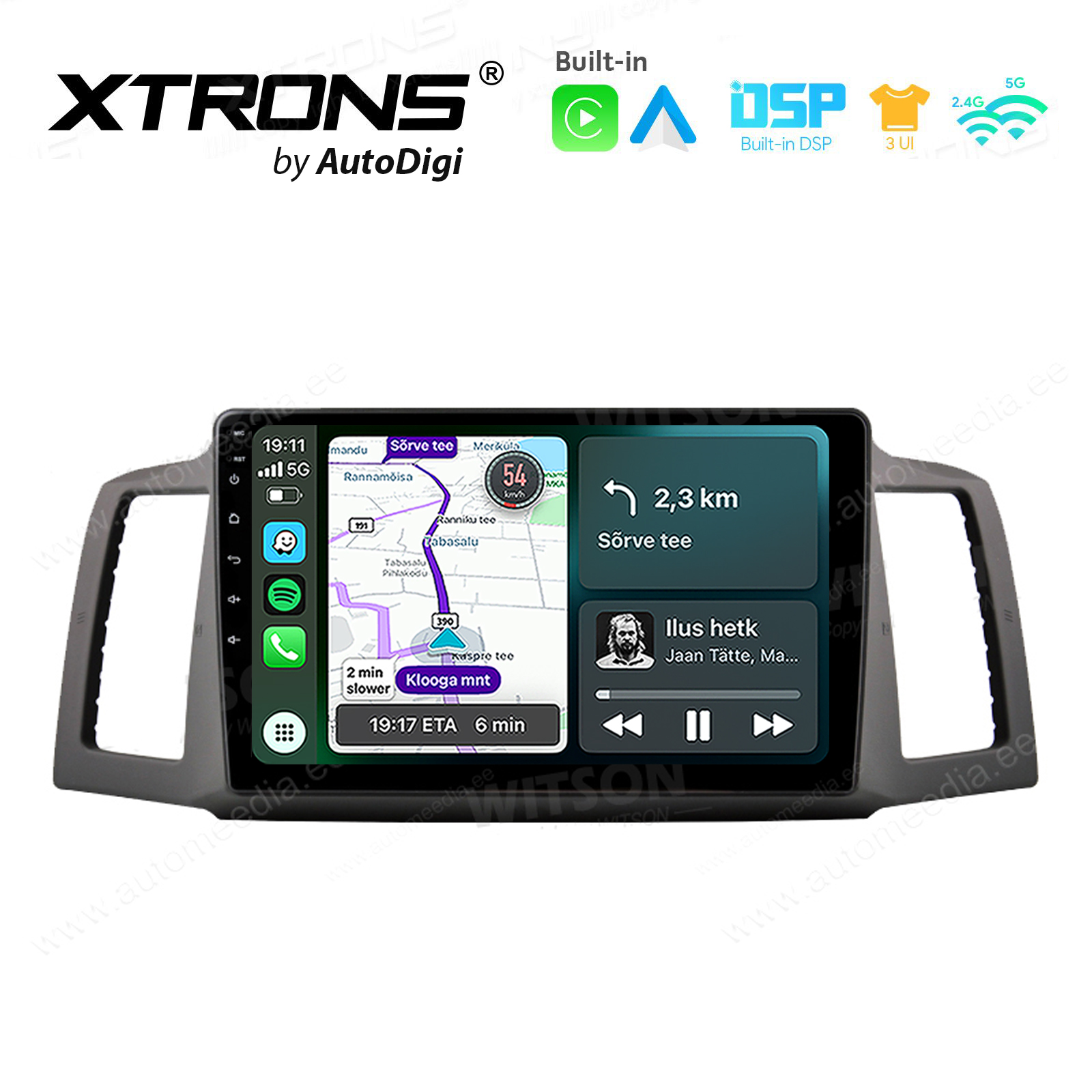 XTRONS XTR9833 Mudelikohane android multimeediakeskus gps naviraadio